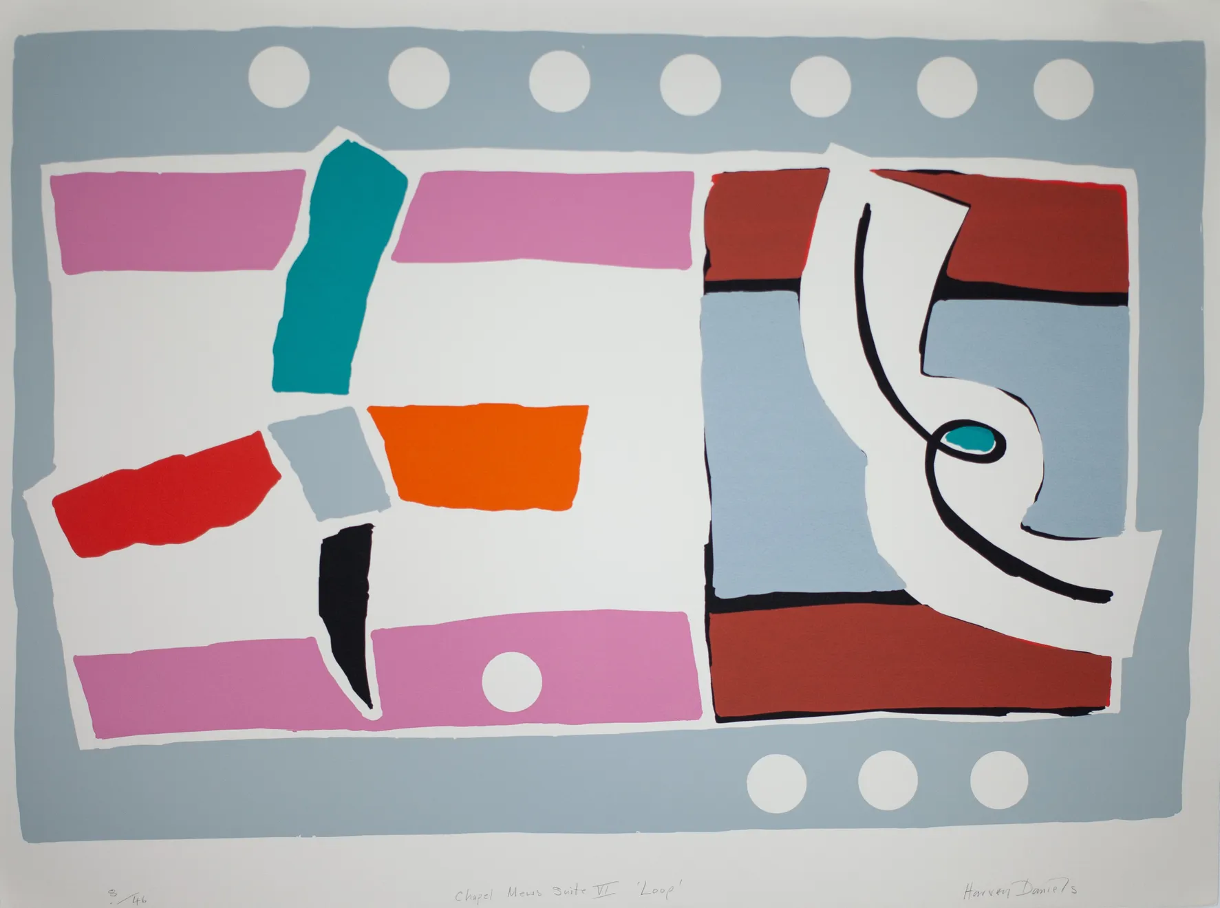 Summer Secret Bid Auction 2023, LOT 58: Harvey Daniels - Chapel Mews Suite VI ‘Loop’, 1987