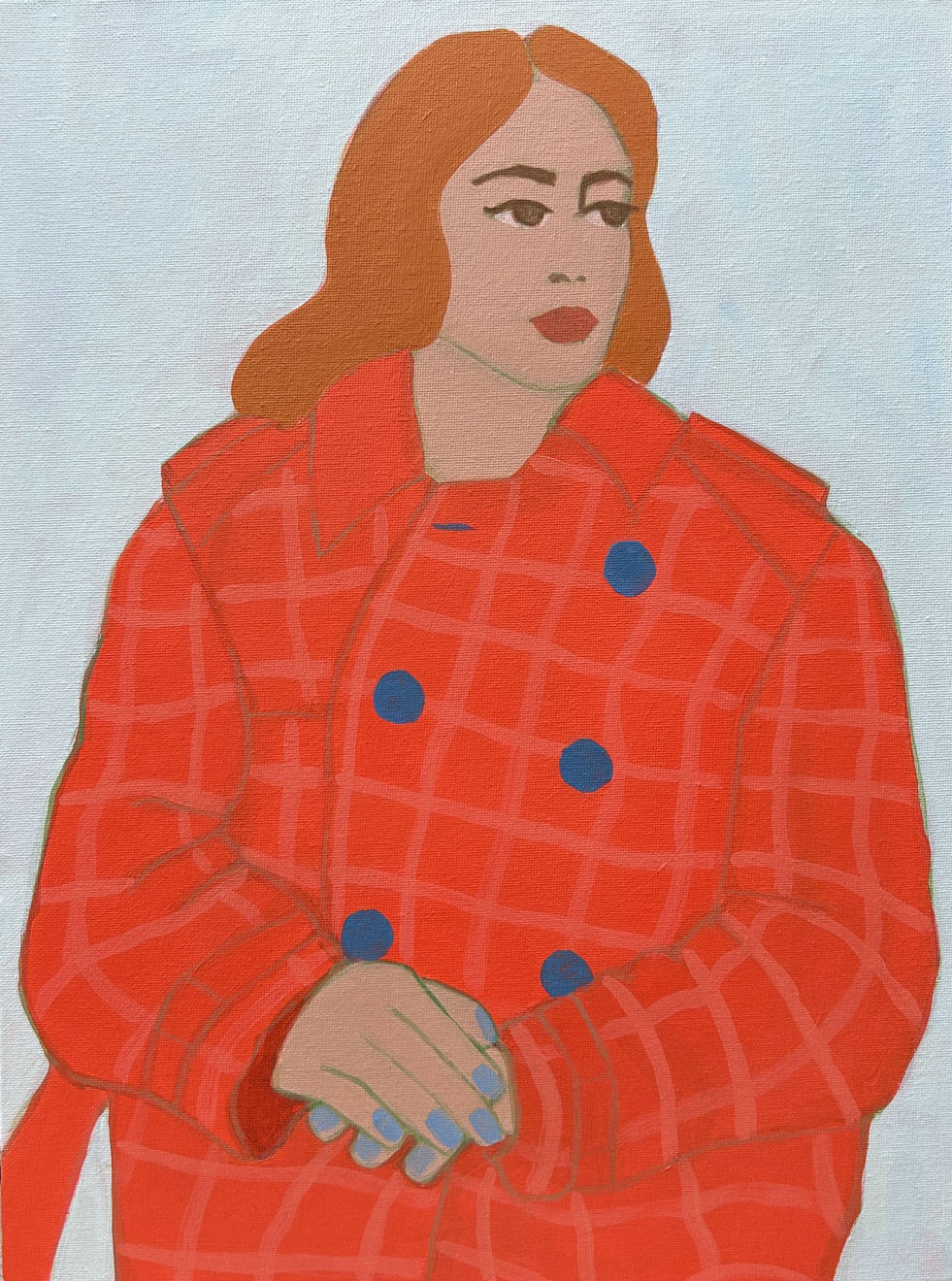 Christmas Secret Bid Auction 2024, LOT 190: Susie Stone - Red Check, 2023