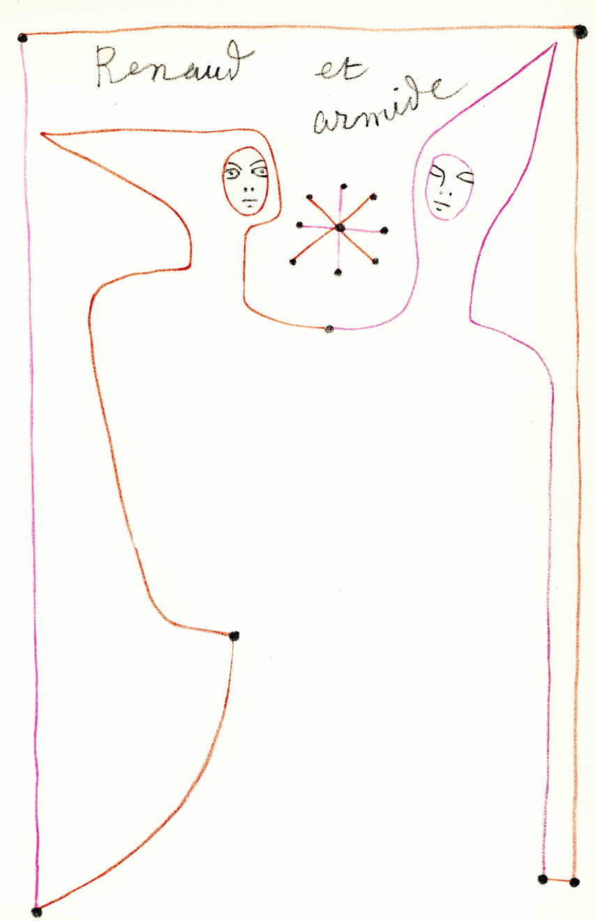 Jean Cocteau, From 'Renaud et Armide' (XXVI), 1957