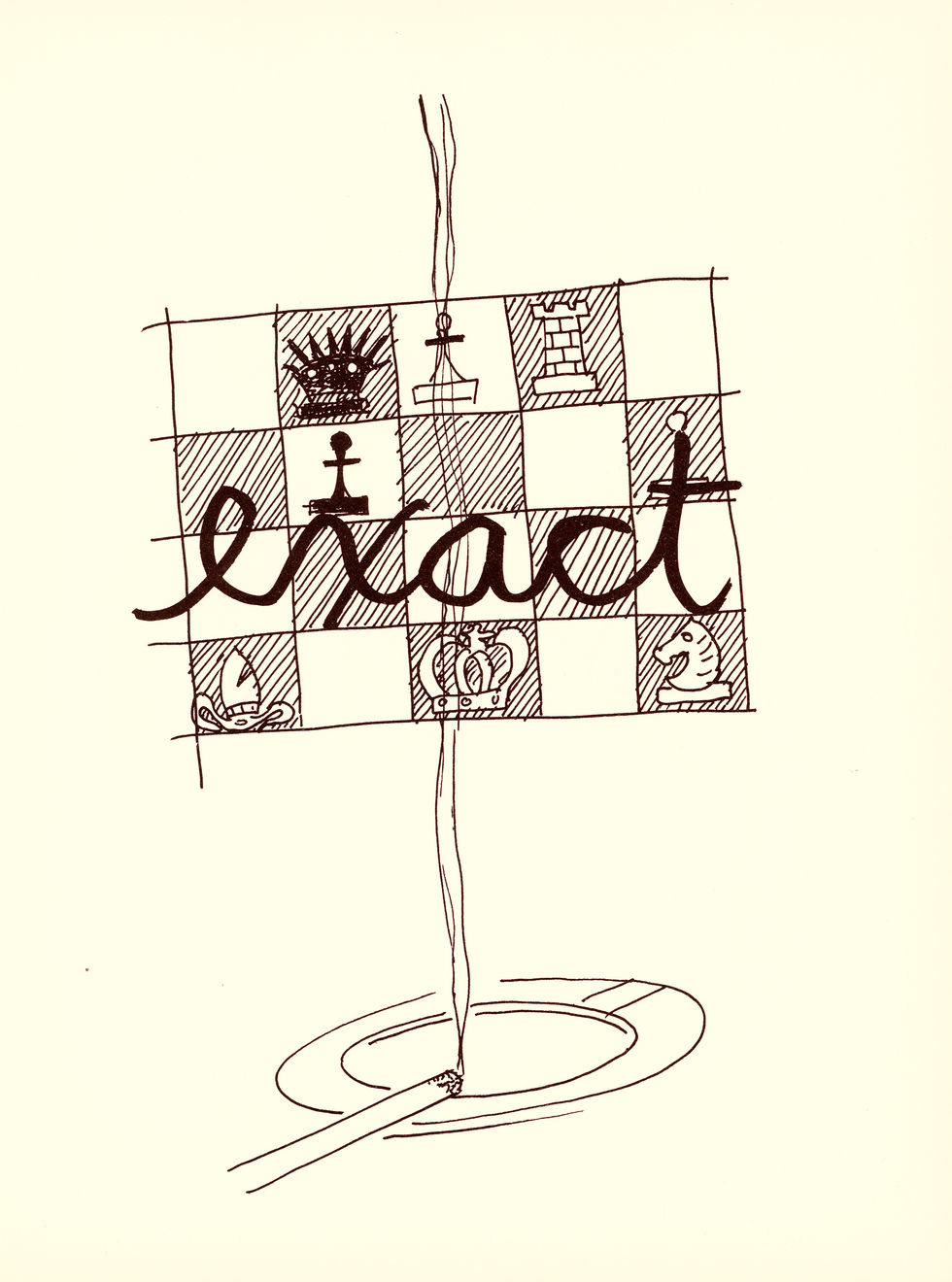 Man Ray, E - Exact, 1948