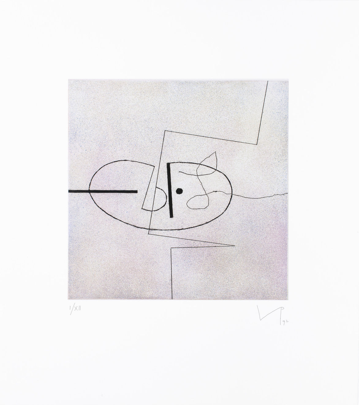 Victor Pasmore, Images on the Wall Print B, 1991-92