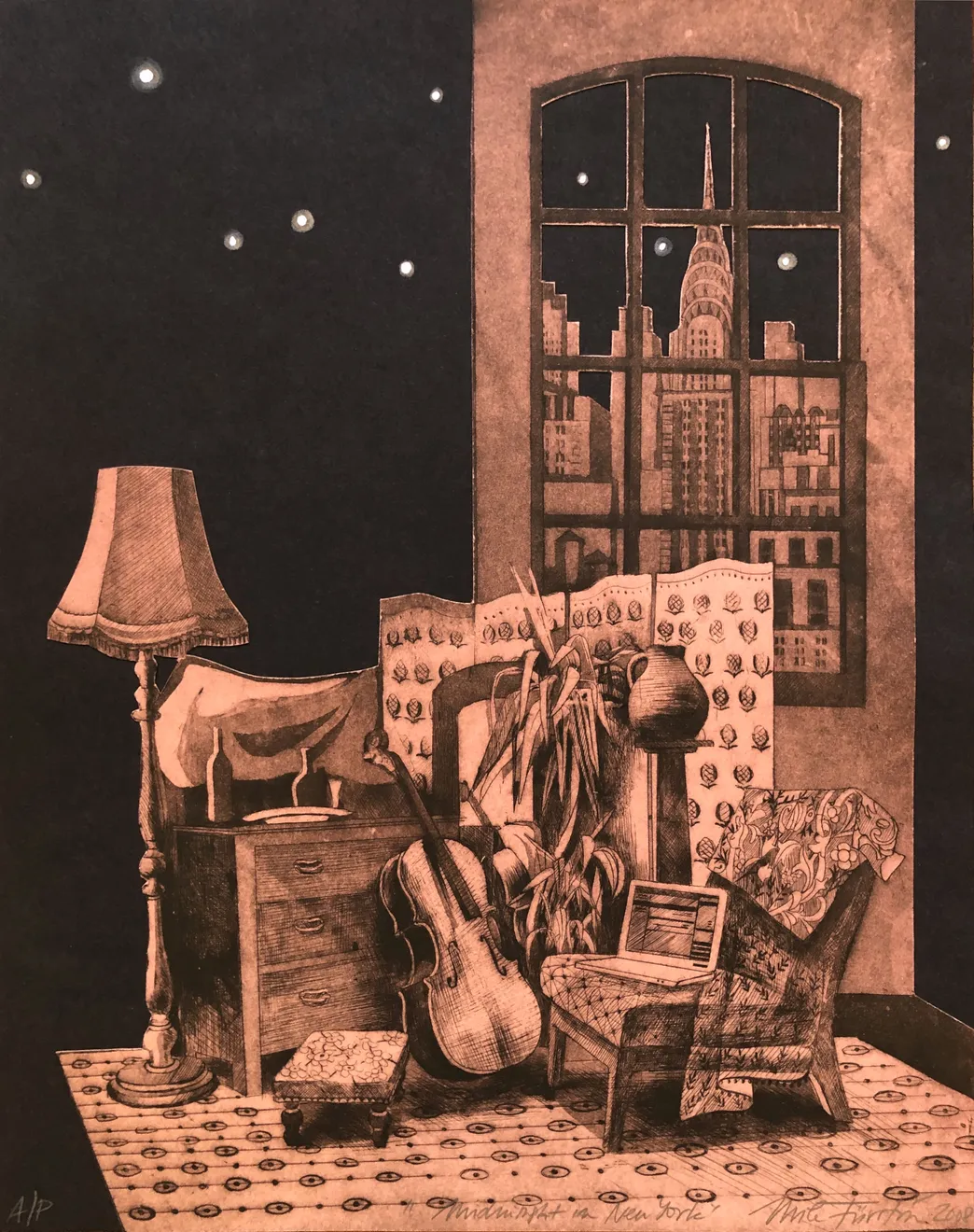 Summer Secret Bid Auction 2022, LOT 76: Míla Fürstová - Midnight in New York, 2008