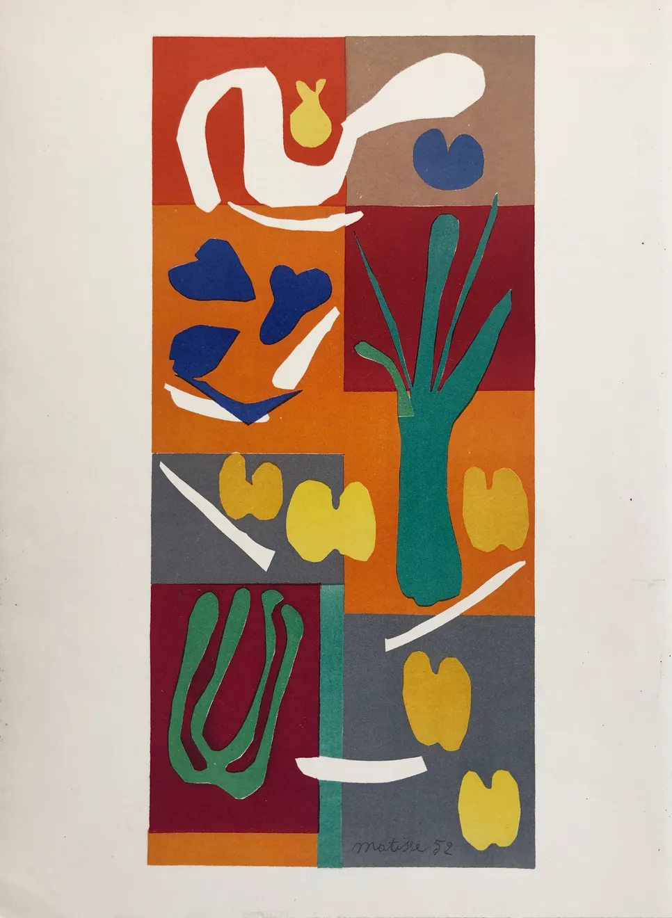 Summer Secret Bid Auction 2022, LOT 133: Henri Matisse - Végétaux, 1954