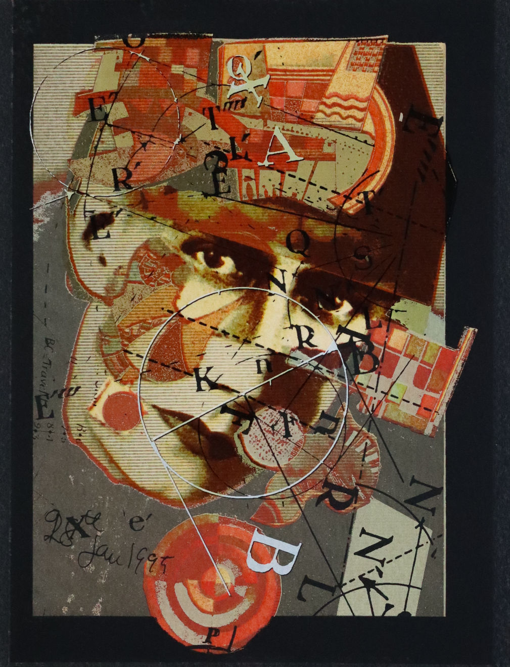 Eduardo Paolozzi, Untitled IX (maquette for 9 heads), 1995