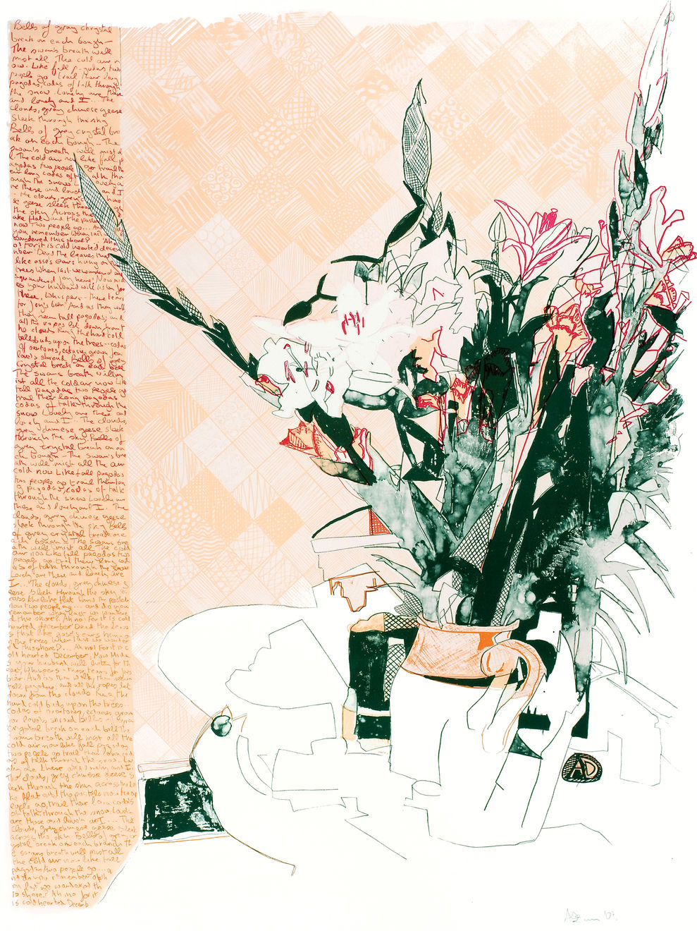 Christmas Secret Bid Auction 2025, LOT 70: Amanda Danicic - Sap and Stamens, 2009