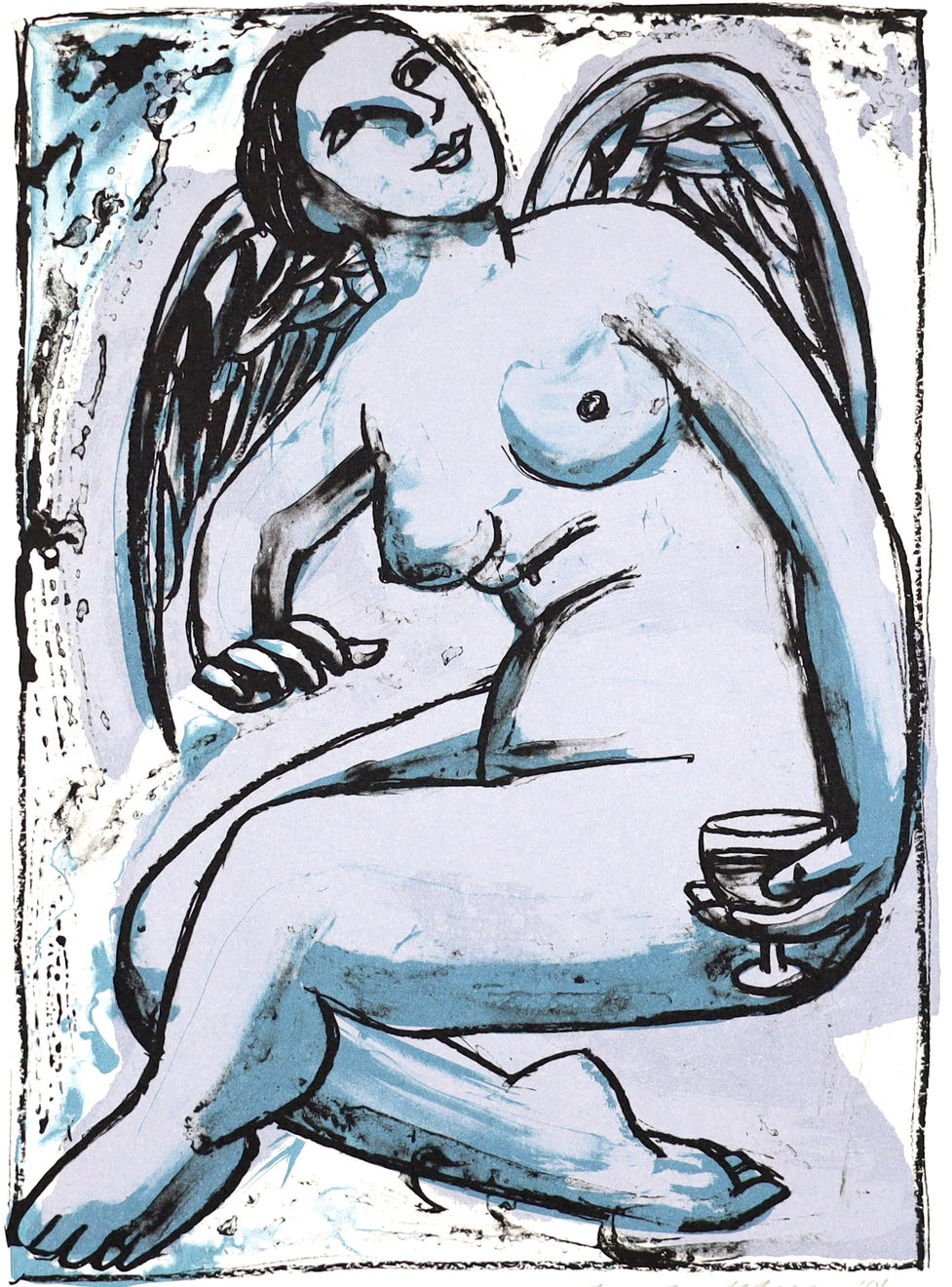 Anita Klein Studio Sale, Blue Angel (TP VIII), 2006