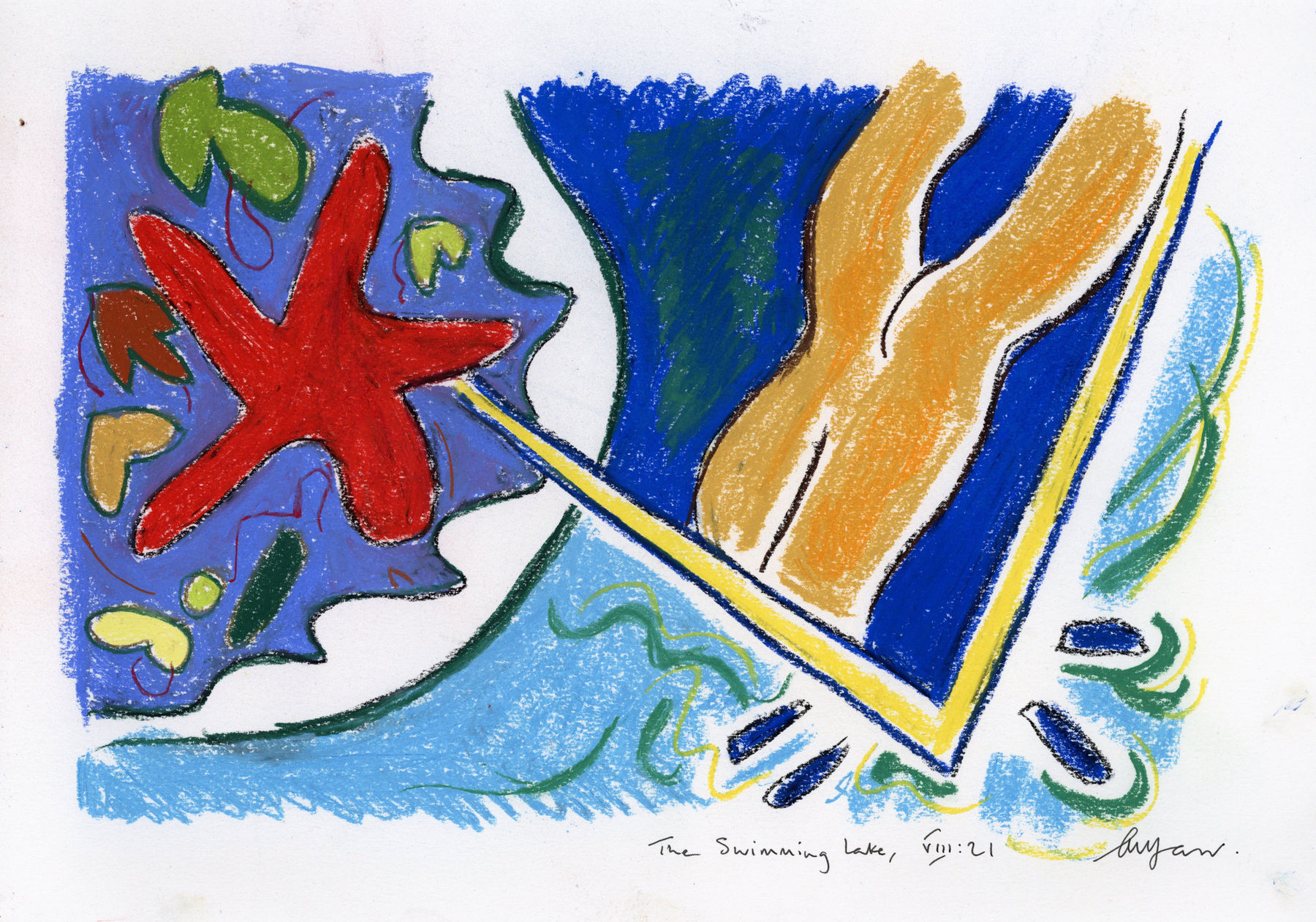 Andrew Marr, The Swimming Lake VIII:22, 2022