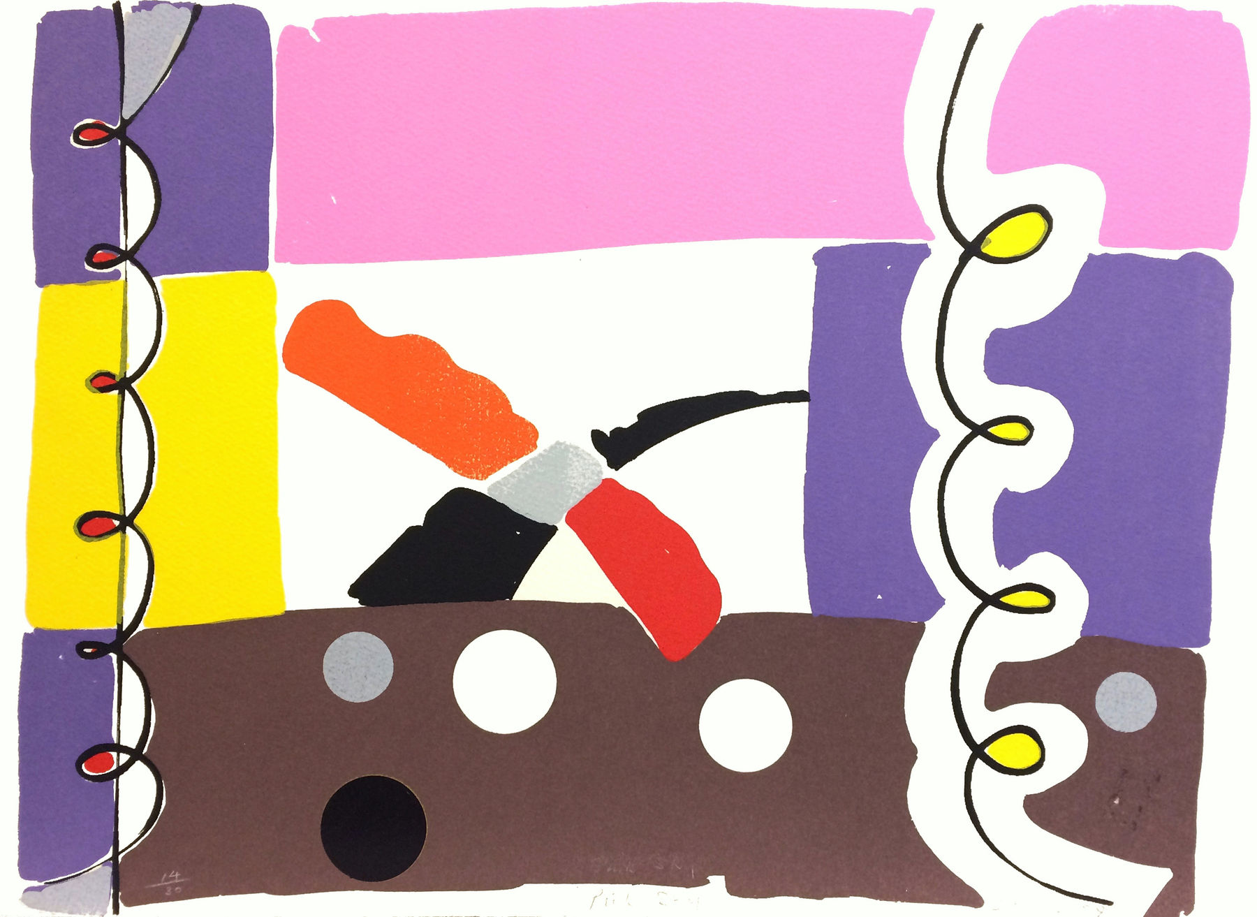 Harvey Daniels, Pink Sky, 1988