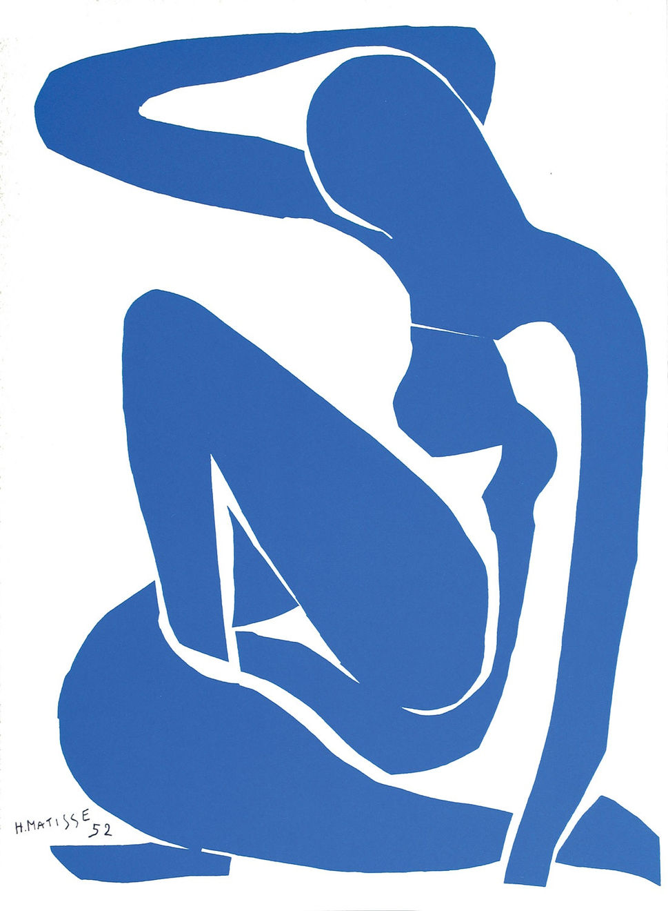 Henri Matisse, Nu Bleu VI, 1954