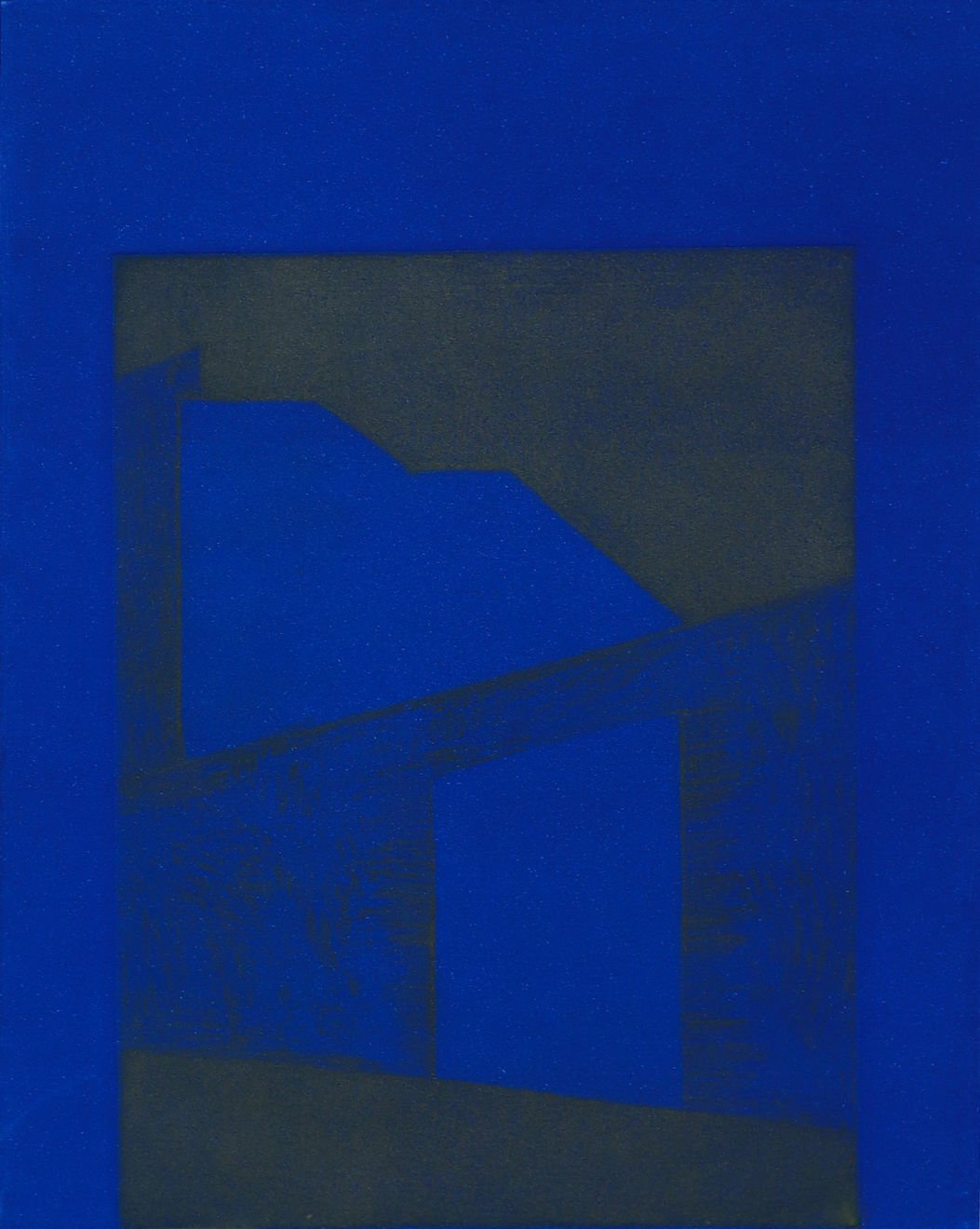 Chloé Bocquet, Surface évènement 1 (Bleu), 2025