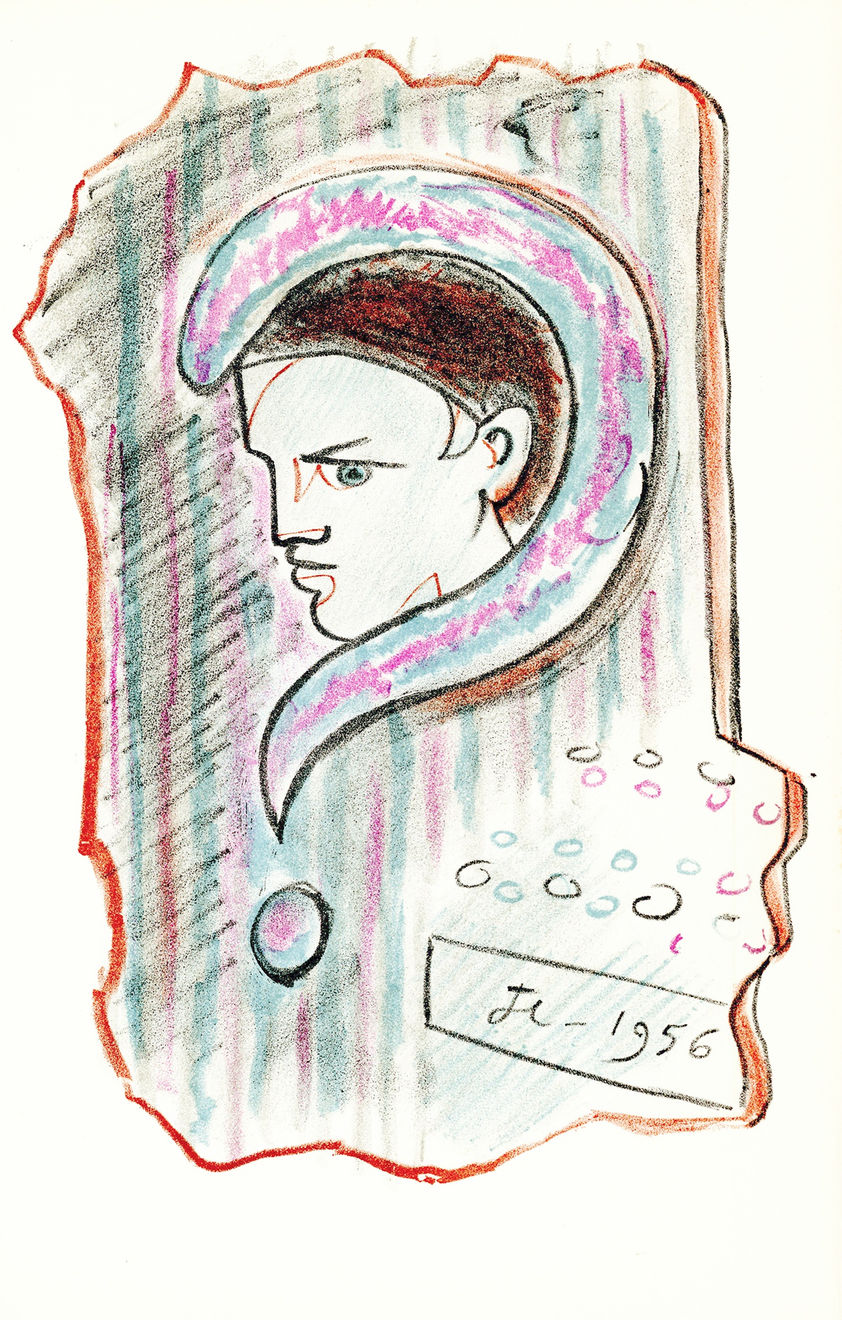 Summer Secret Bid Auction 2023, LOT 35: John Cocteau - From 'Les Monstres Sacrés’ (XXIII), 1957