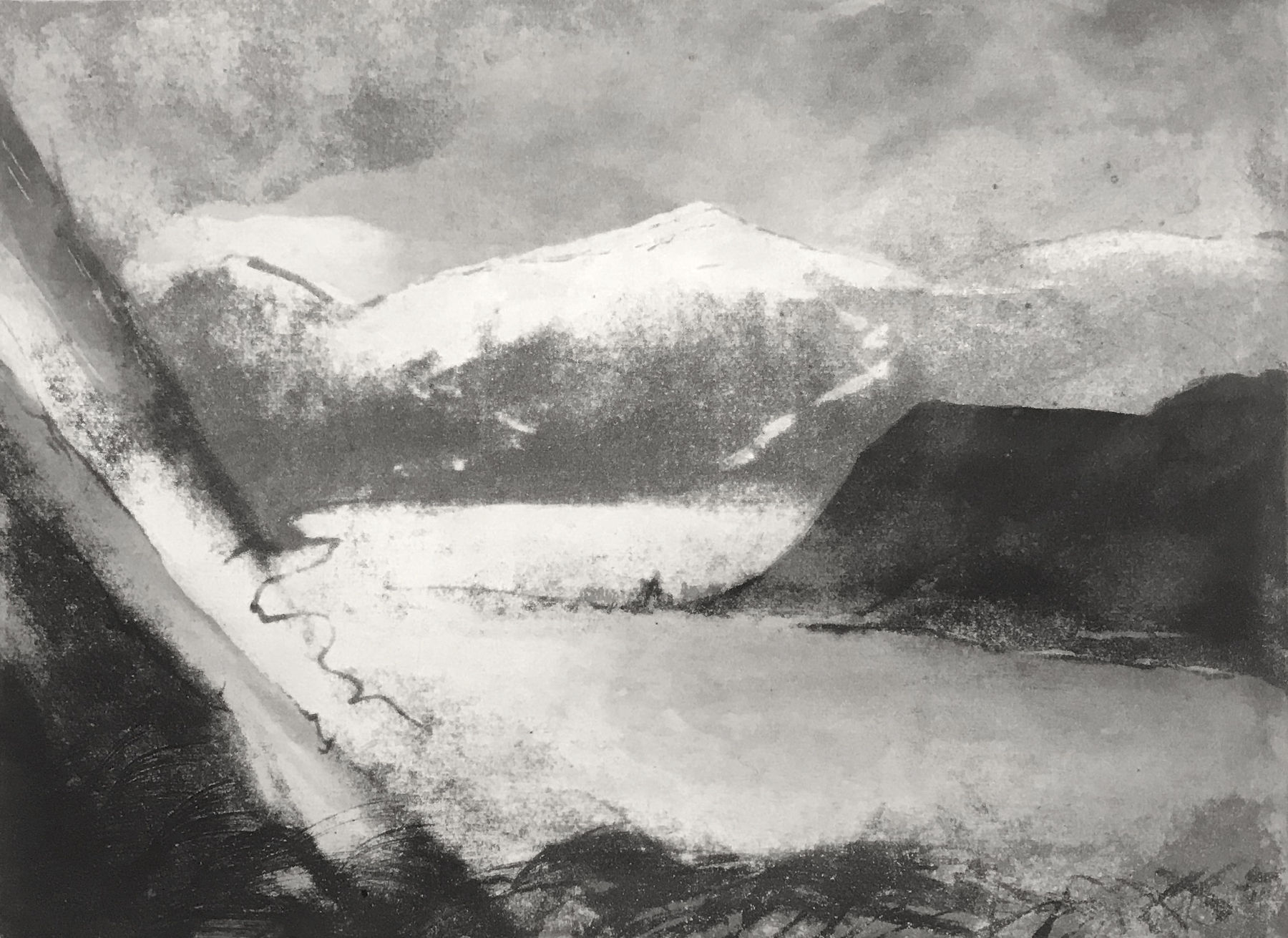 Norman Ackroyd, Loch Muick, 2002