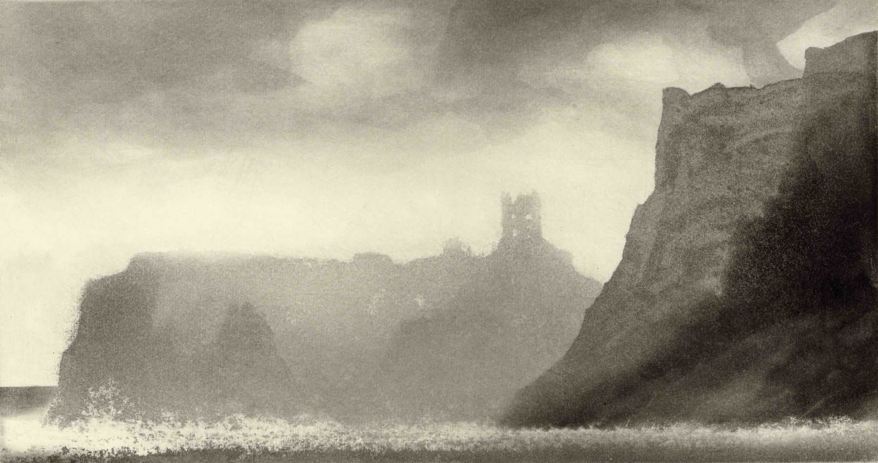 Norman Ackroyd, Scarborough, 2014