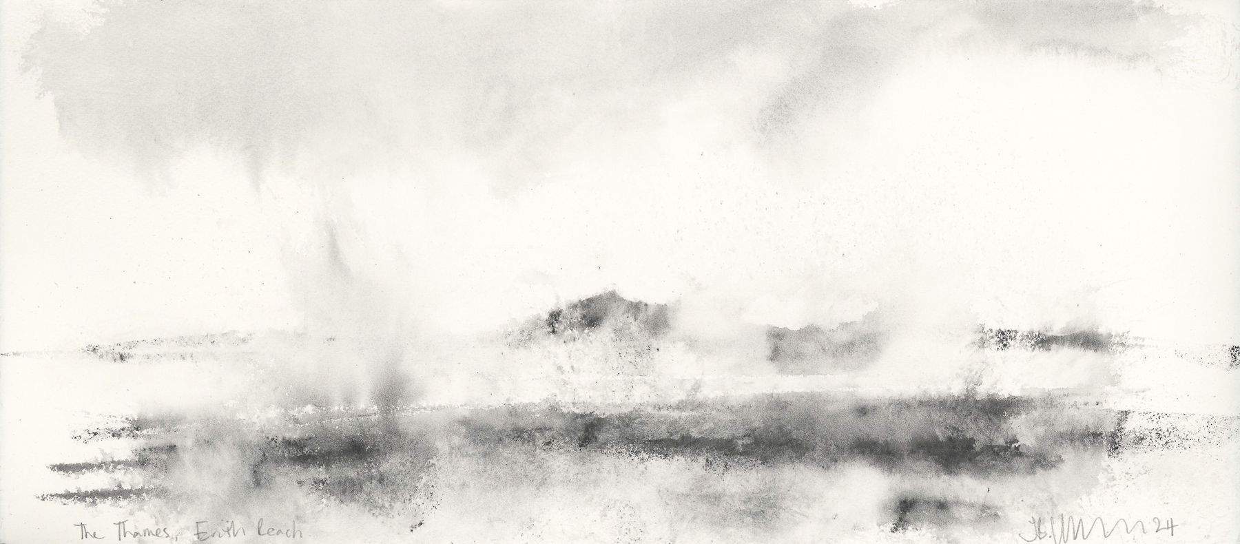 Jason Hicklin, The Thames, Erith Reach, 2024