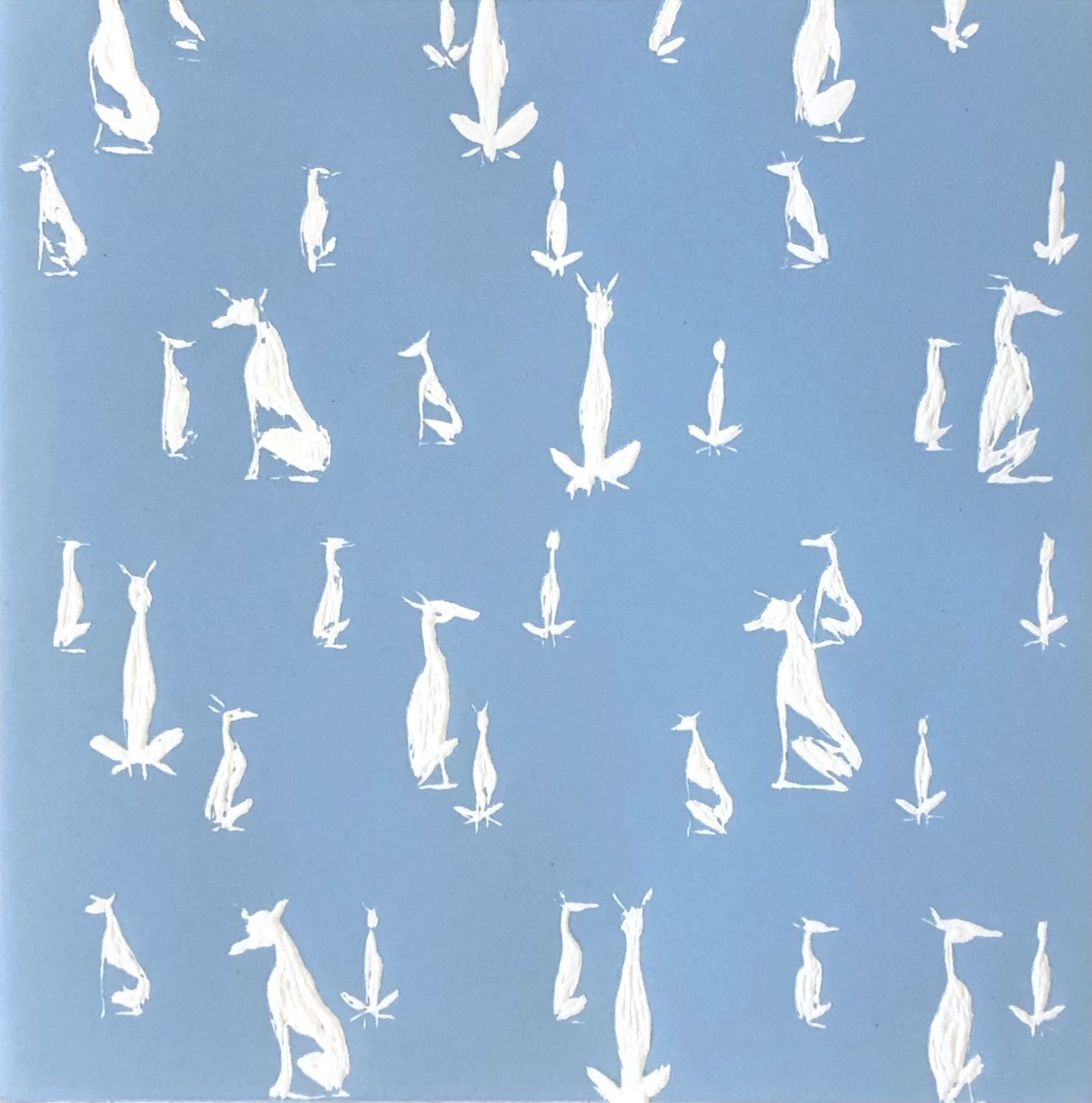 Mychael Barratt, Wedgwood's Dogs (Magritte's Dogs 1st State), 2021