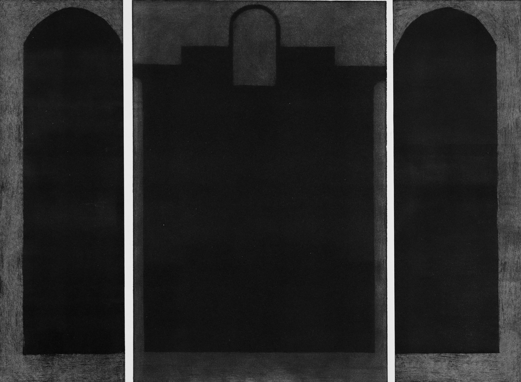 Chloé Bocquet, Retable No 2 (Noir), 2025