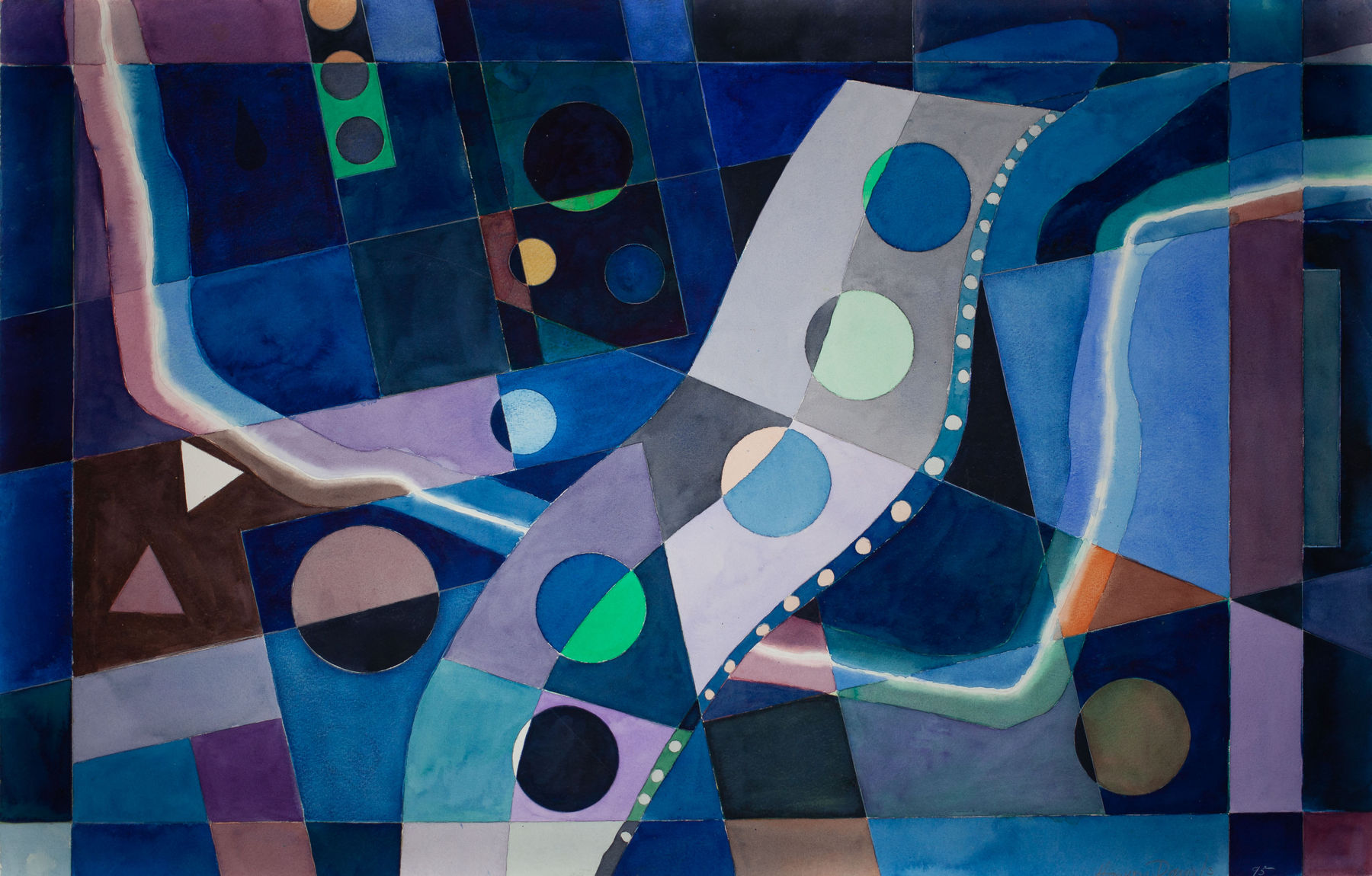Harvey Daniels, Abstract Composition (IV), 1995