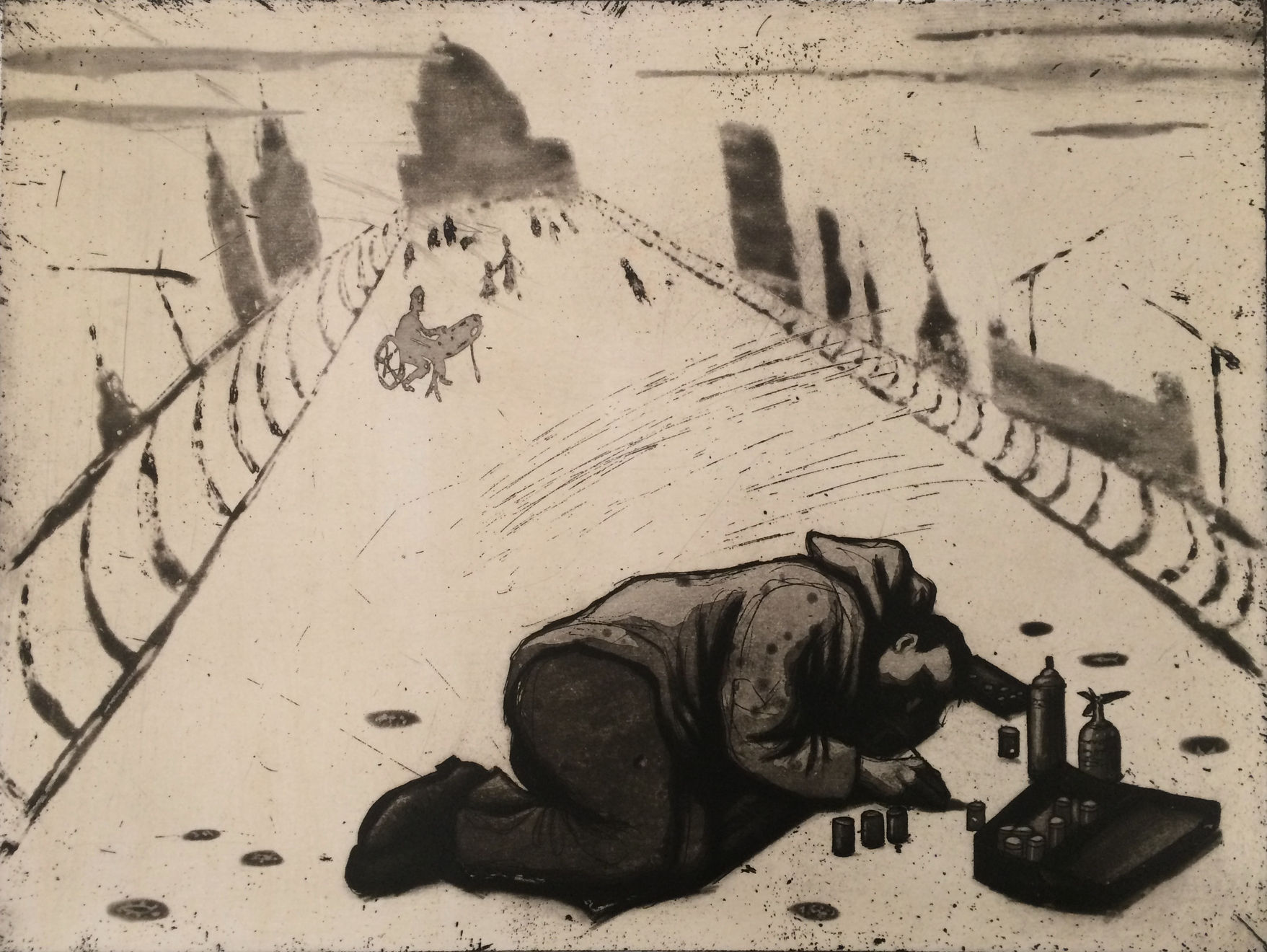 Mychael Barratt, Urban Myths III - The Chewing Gum Artist