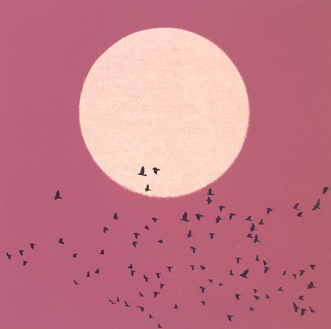 Nigel Swift, Magenta Moon IV, 2022