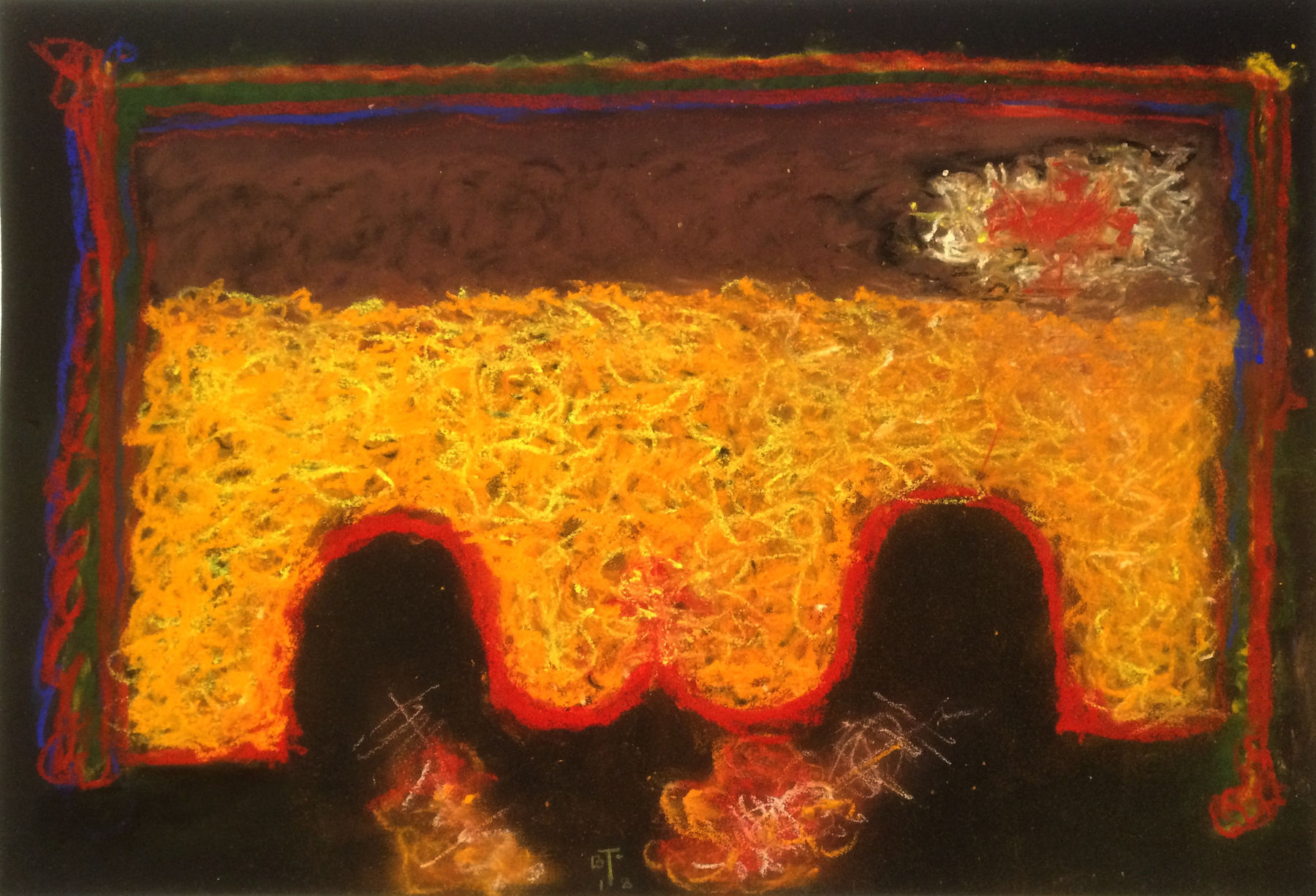 Barrington Tobin, Sonnets to Orpheus Pastel II, 2019