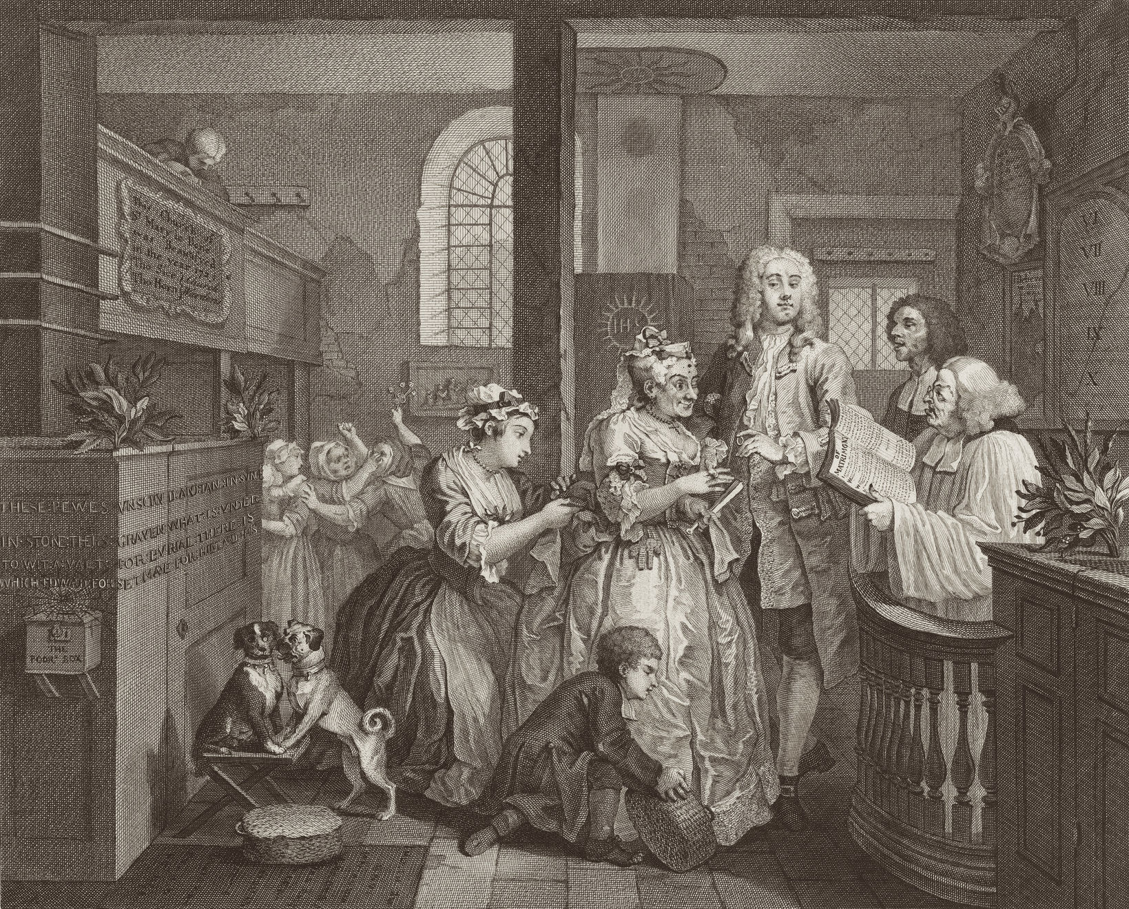 Summer Auction 2021, LOT 96: William Hogarth - A Rake's Progress Plate 5, 1735