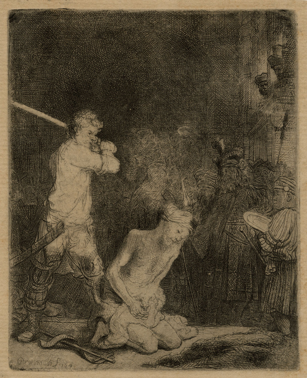 Rembrandt Van Rijn, Beheading of John the Baptist, 1640