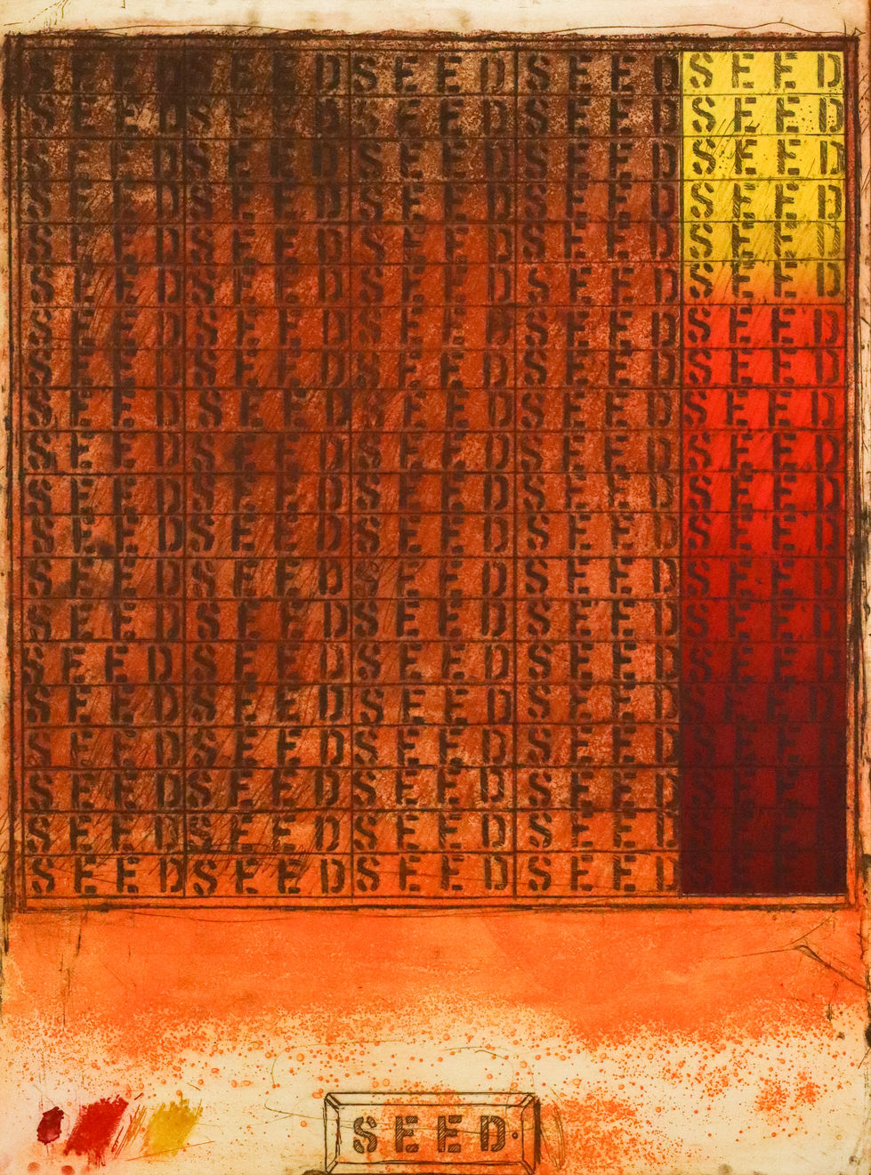 Joe Tilson, Seed Mantra, 1978