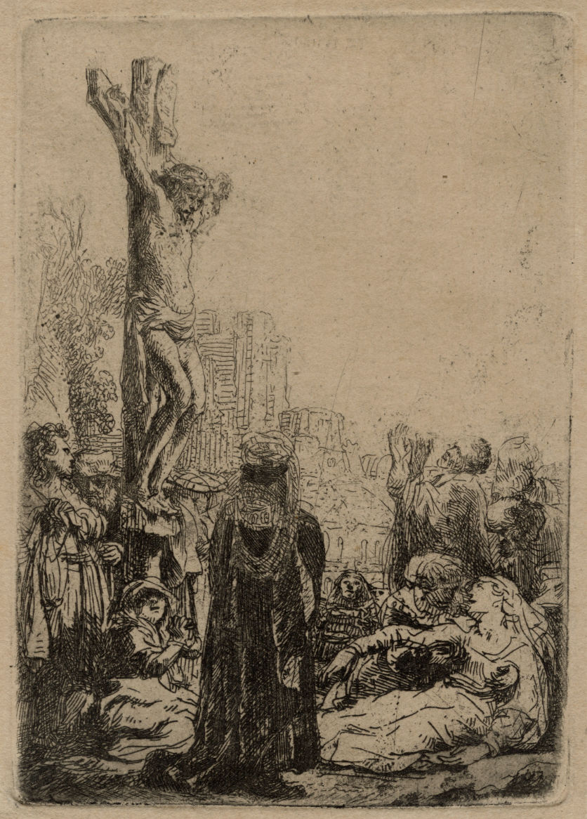 Rembrandt Van Rijn, The Crucifixion (Small Plate), 1635