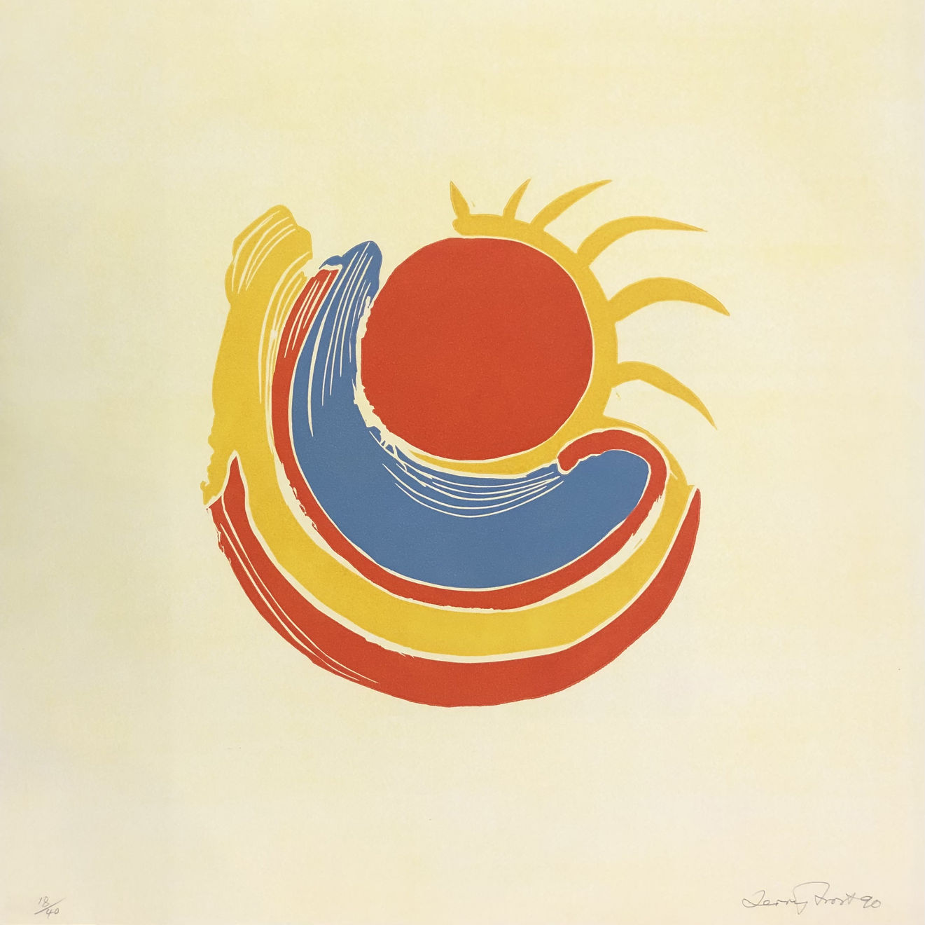 Summer Auction 2021, LOT 64: Terry Frost - Trewellard Suns No. 7, 1989-90