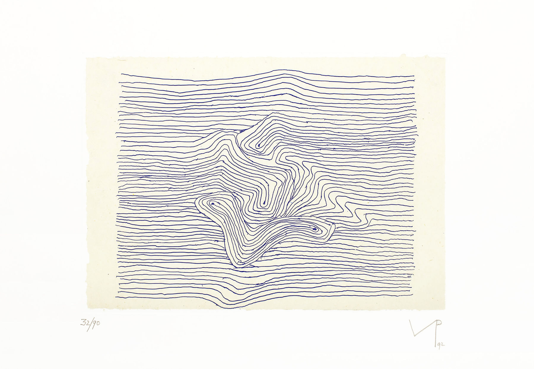 Summer Secret Bid Auction 2024, LOT 144: Victor Pasmore - Burning Water, 1992