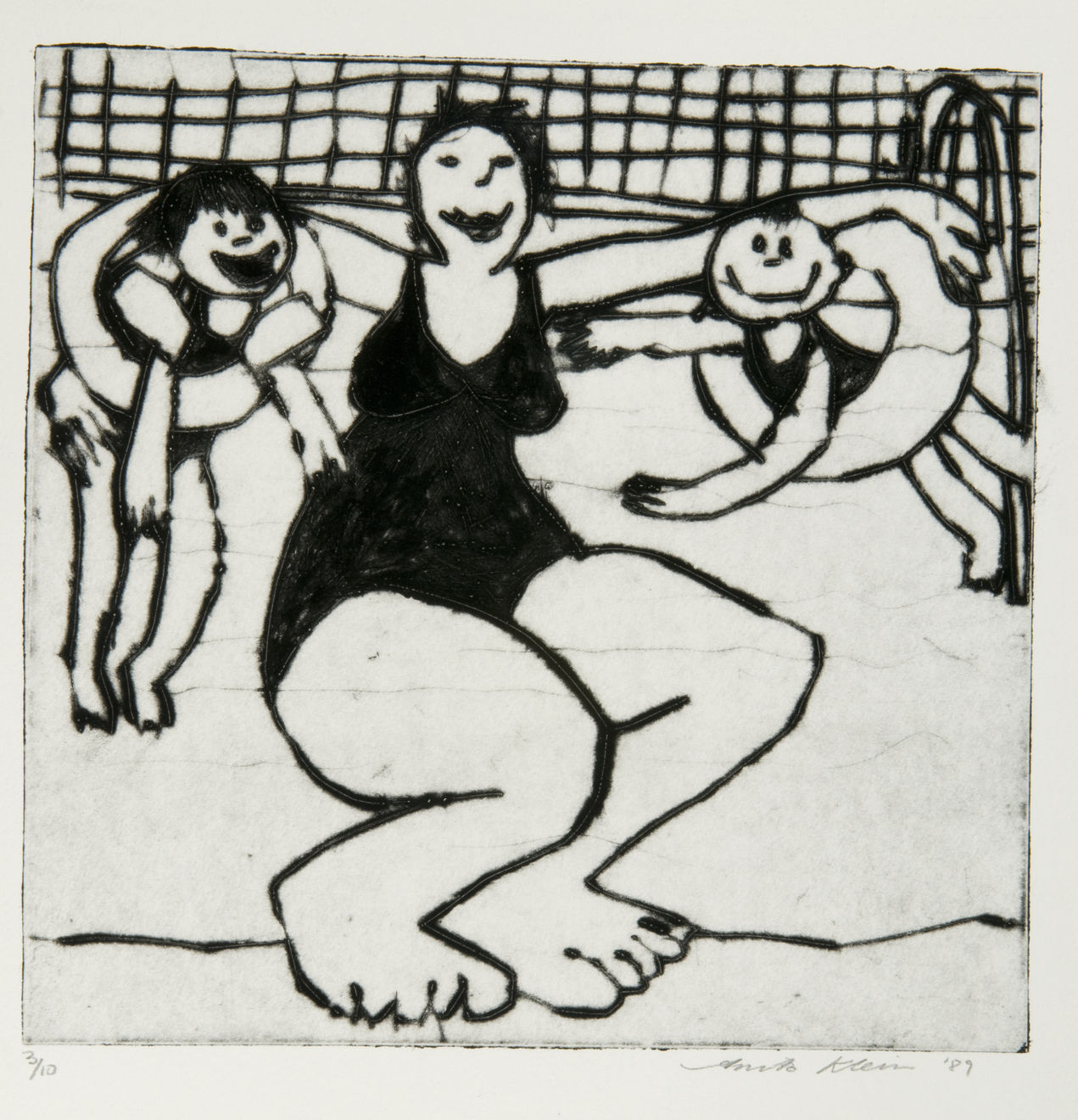 Anita Klein, Swimming with Mama, 1989