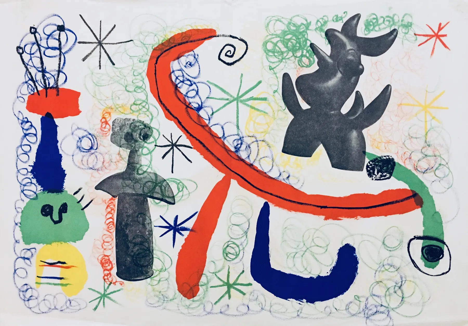 Christmas Auction 2021, LOT 139: Joan Miró - From 'Derrière le Miroir - Joan Miró', 1950