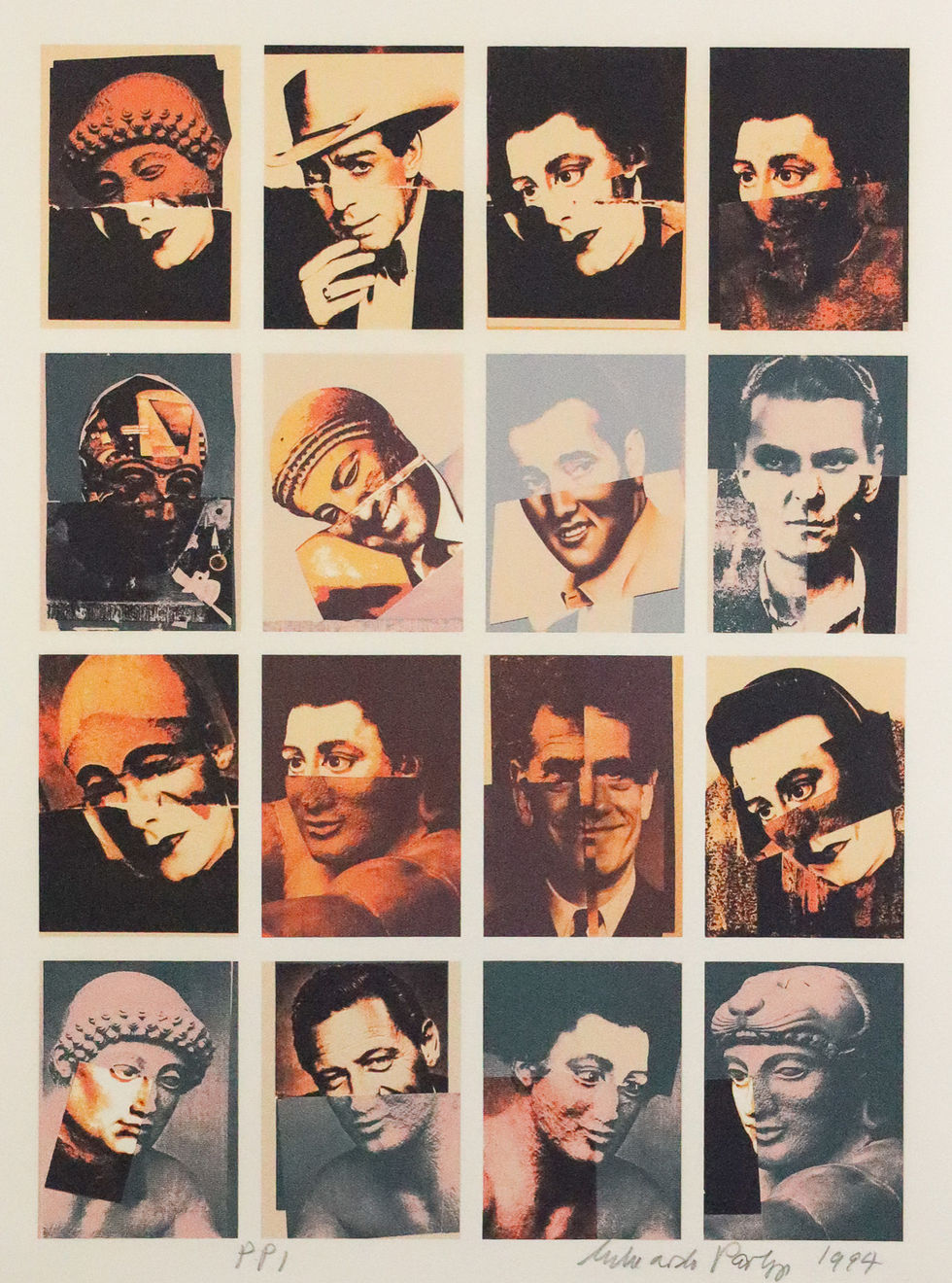 Eduardo Paolozzi, Hollywood Faces, 1994