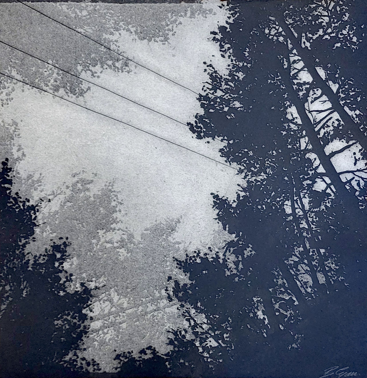 Summer Secret Bid Auction 2023, LOT 48: Blaze Cyan - Telegraph Lines TP, 2018