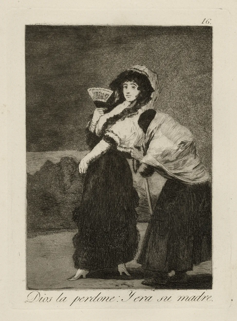 Francisco de Goya, 16. Dios la Perdone: Y era su Madre, 1799