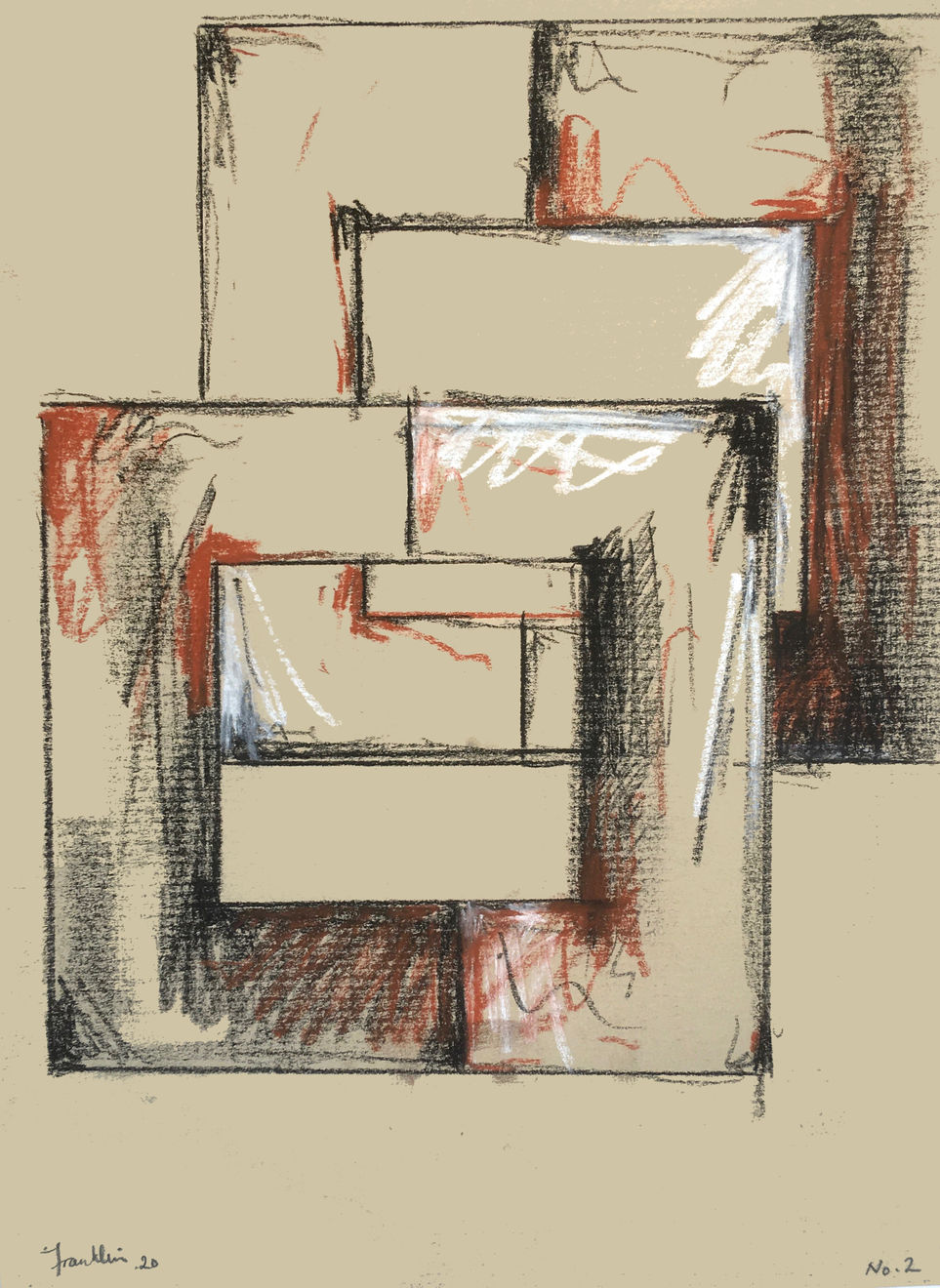 Malcolm Franklin, Tenement Sketch no.2, 2020