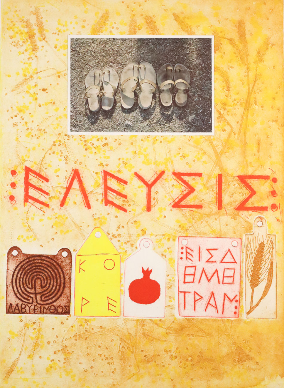 Joe Tilson, Proscinemi Elousis, 1980