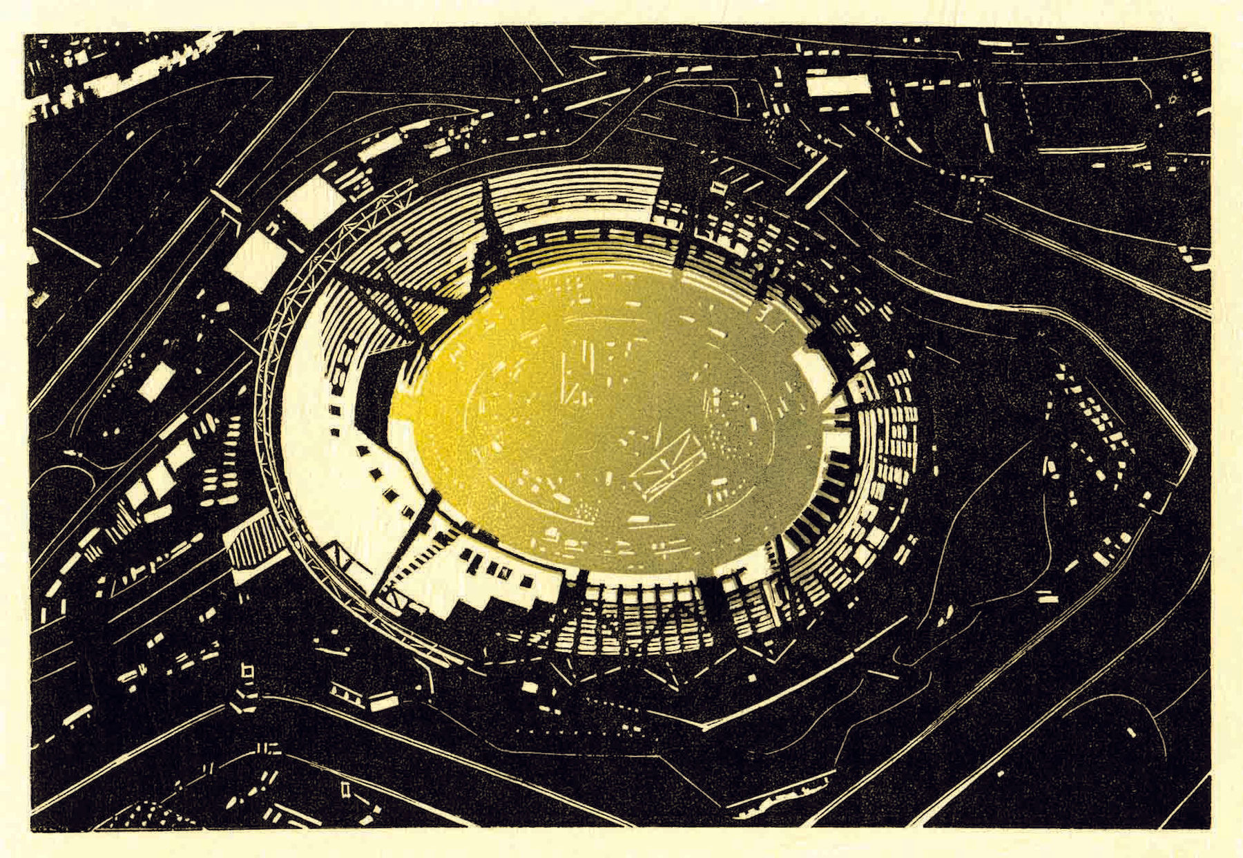 Anne Desmet, Olympic Site in Construction II, 2009