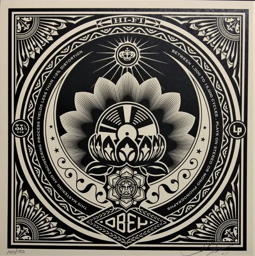 Summer Secret Bid Auction 2023, LOT 63: Shepard Fairey - Lotus, 2011