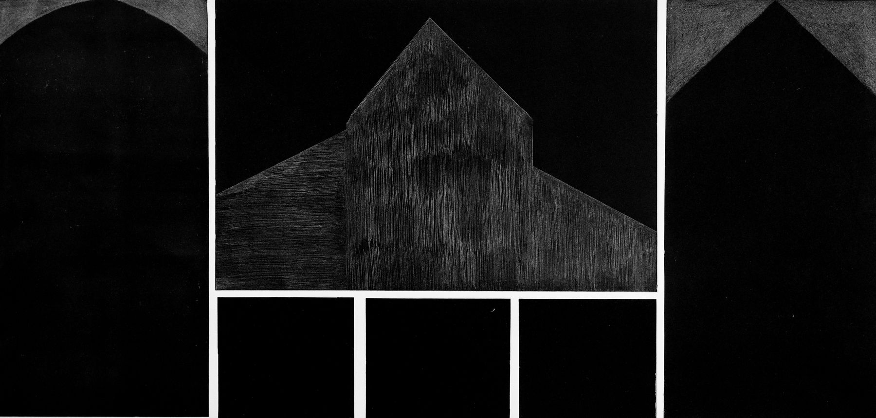 Chloé Bocquet, Retable No 1 (Noir), 2025