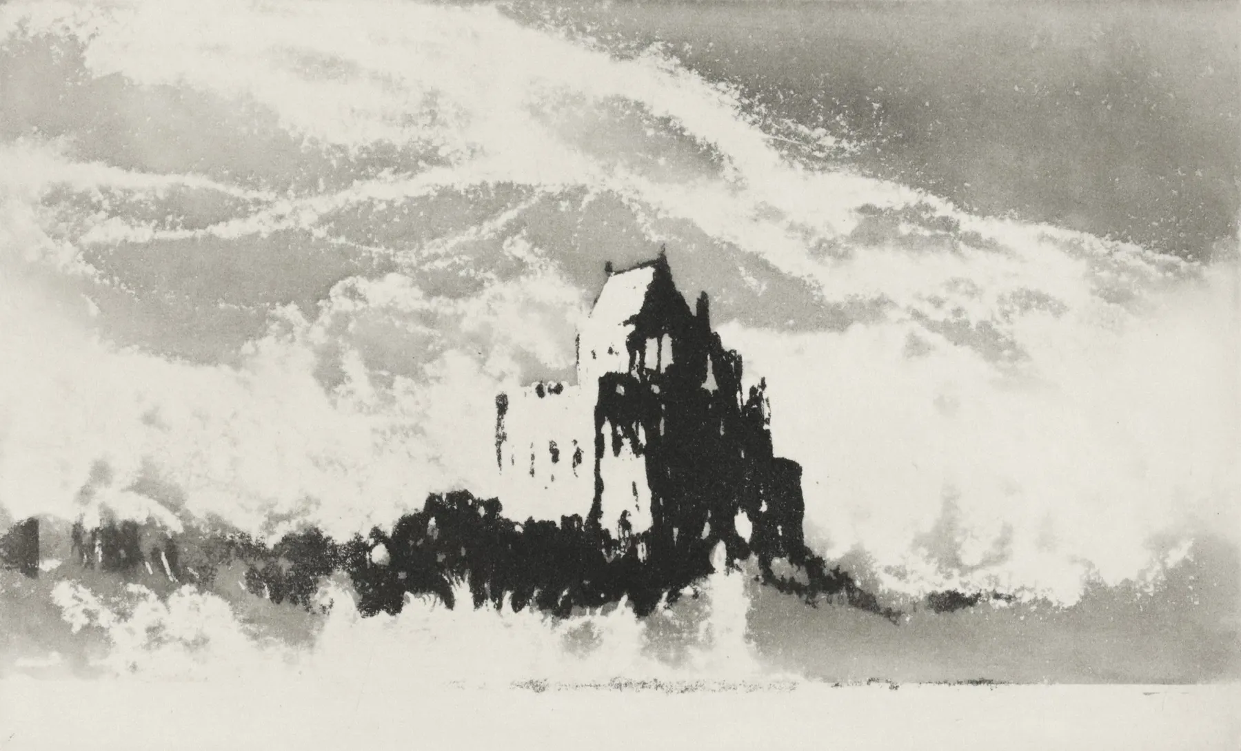 Norman Ackroyd, Castle Duart, 2020