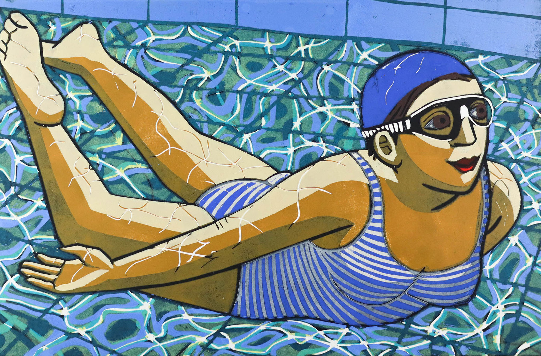 Anita Klein Studio Sale, The Summer Pool (TP) , 2021