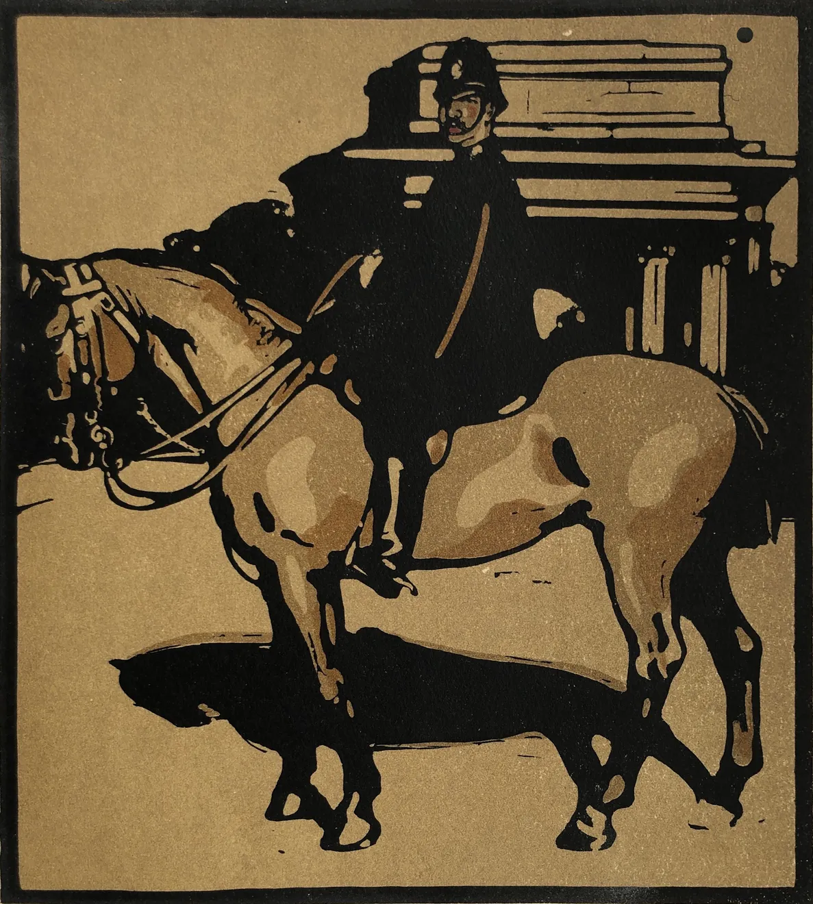 Summer Secret Bid Auction 2023, LOT 152: William Nicholson - Policeman (Constitution Hill), 1898