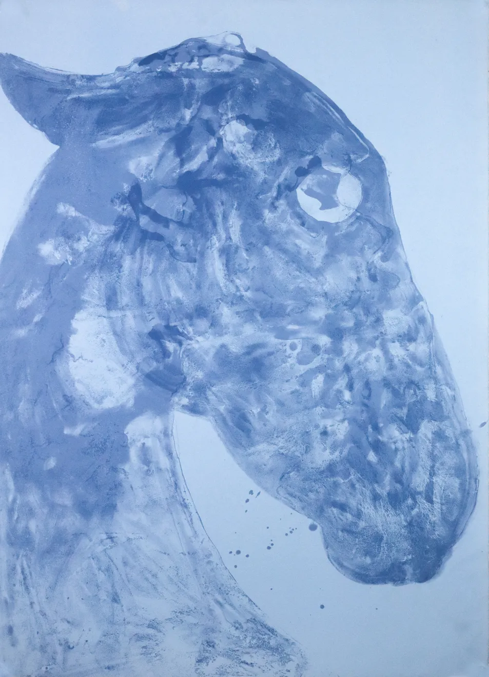 Christmas Secret Bid Auction 2025, LOT 96: Elisabeth Frink - Blue Horse Head (Trial Proof)