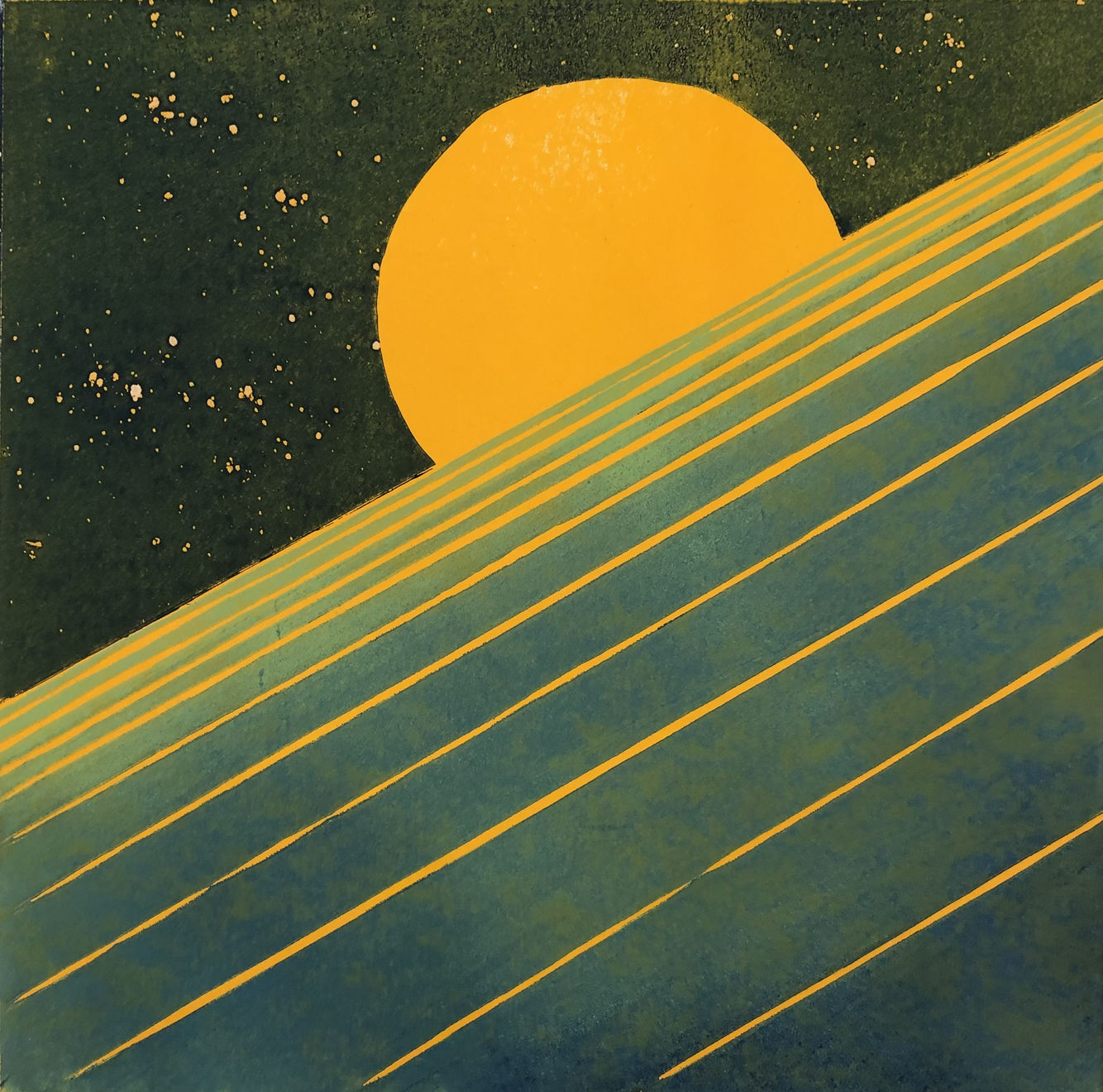 Christmas Secret Bid Auction 2025, LOT 134: Rebecca Holmes - Hillside, 2020