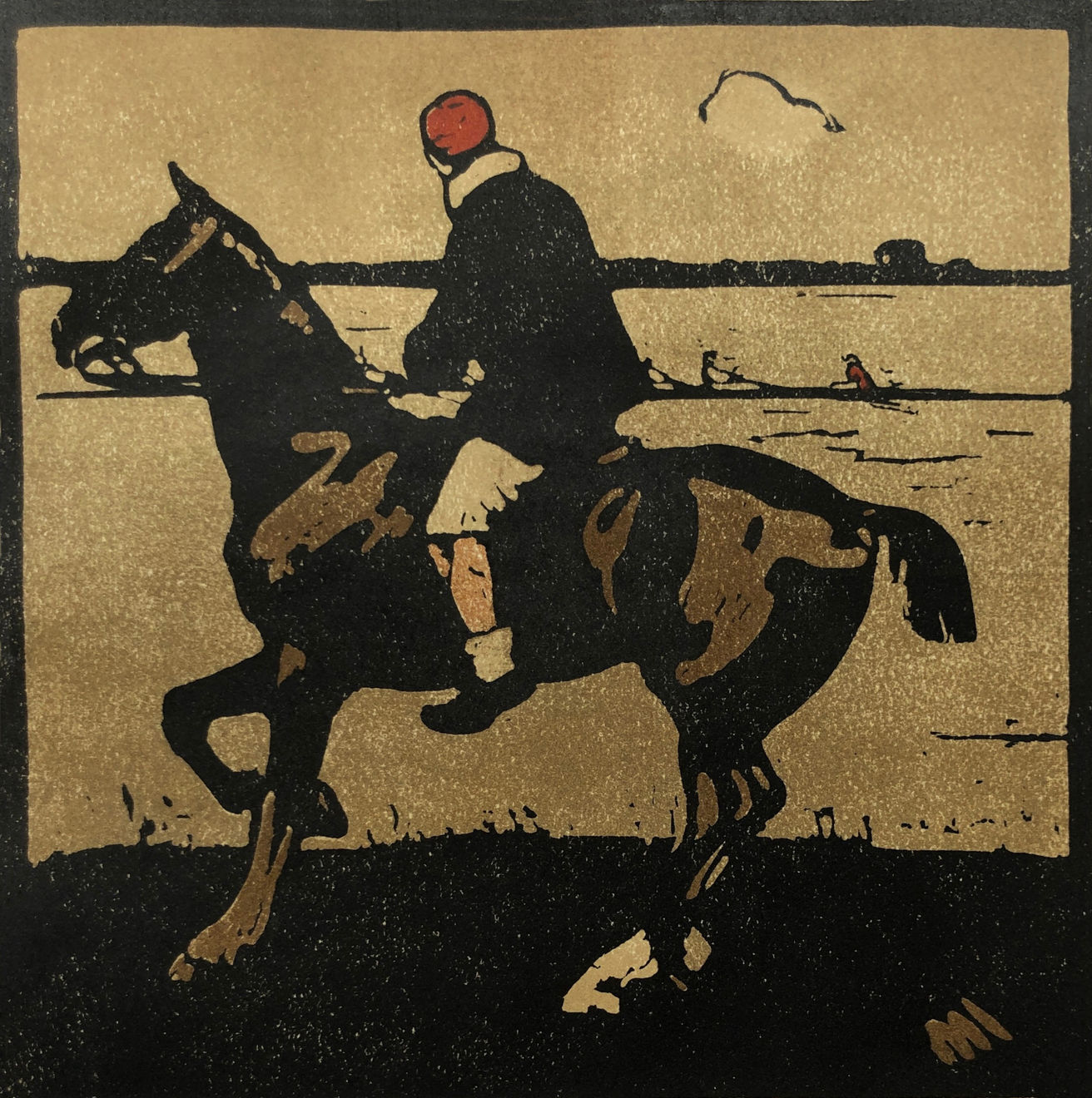 William Nicholson, Boating (April), 1898