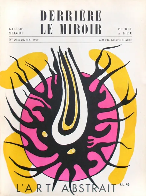 Summer Secret Bid Auction 2022, LOT 120: Fernand Léger - From ‘Derrière le Miroir - L’Art Abstrait’, 1949
