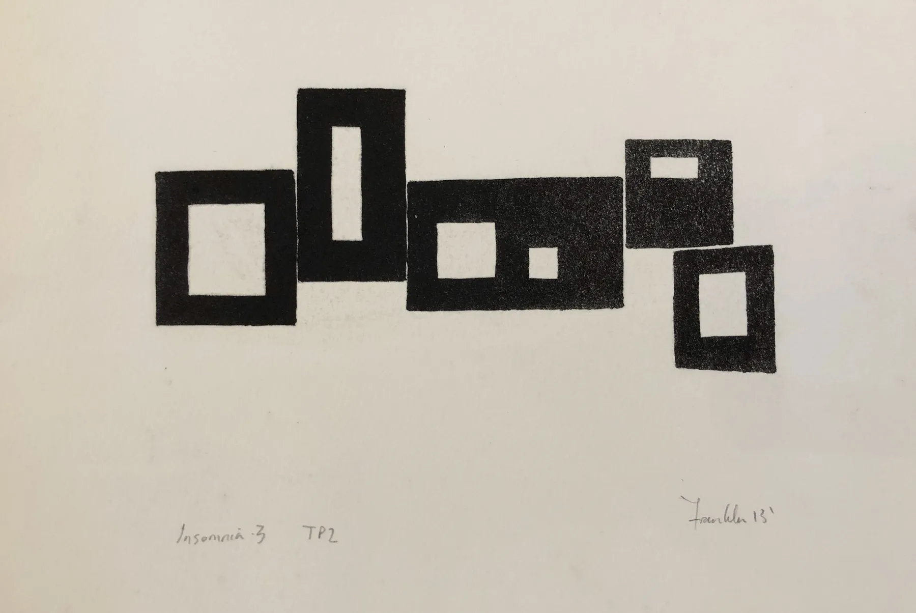 Summer Secret Bid Auction 2023, LOT 73: Malcolm Franklin - Insomnia 3, 2013
