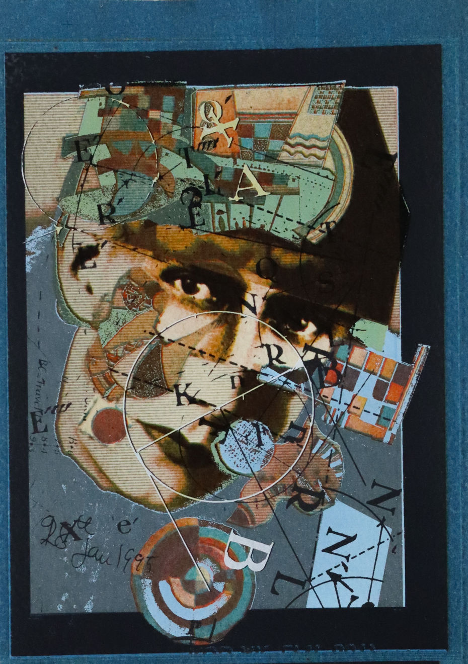 Eduardo Paolozzi, Untitled VIII (maquette for 9 heads), 1995