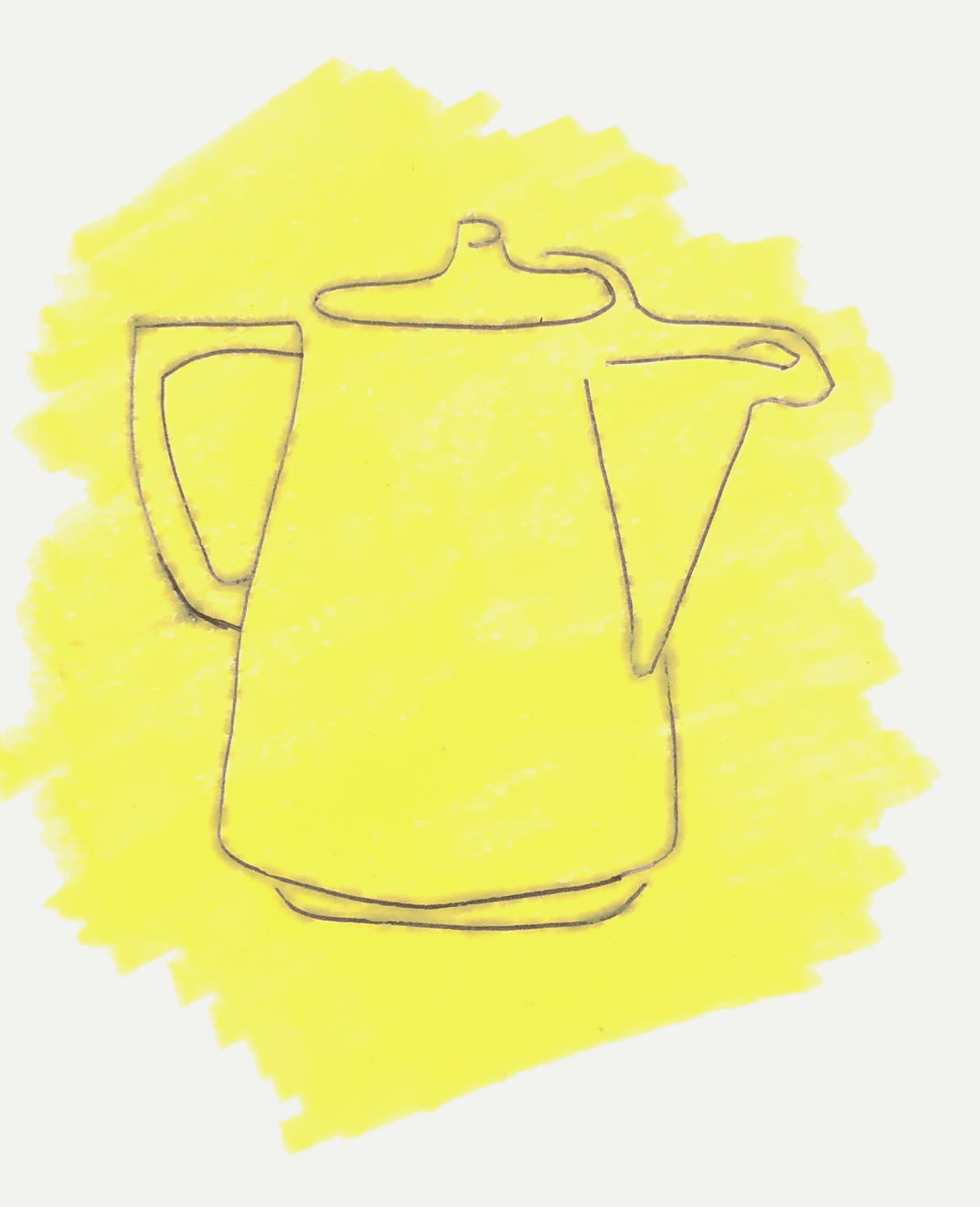Christmas Auction 2021, LOT 14: Chloé Bocquet - Cafetière Jaune, 2020